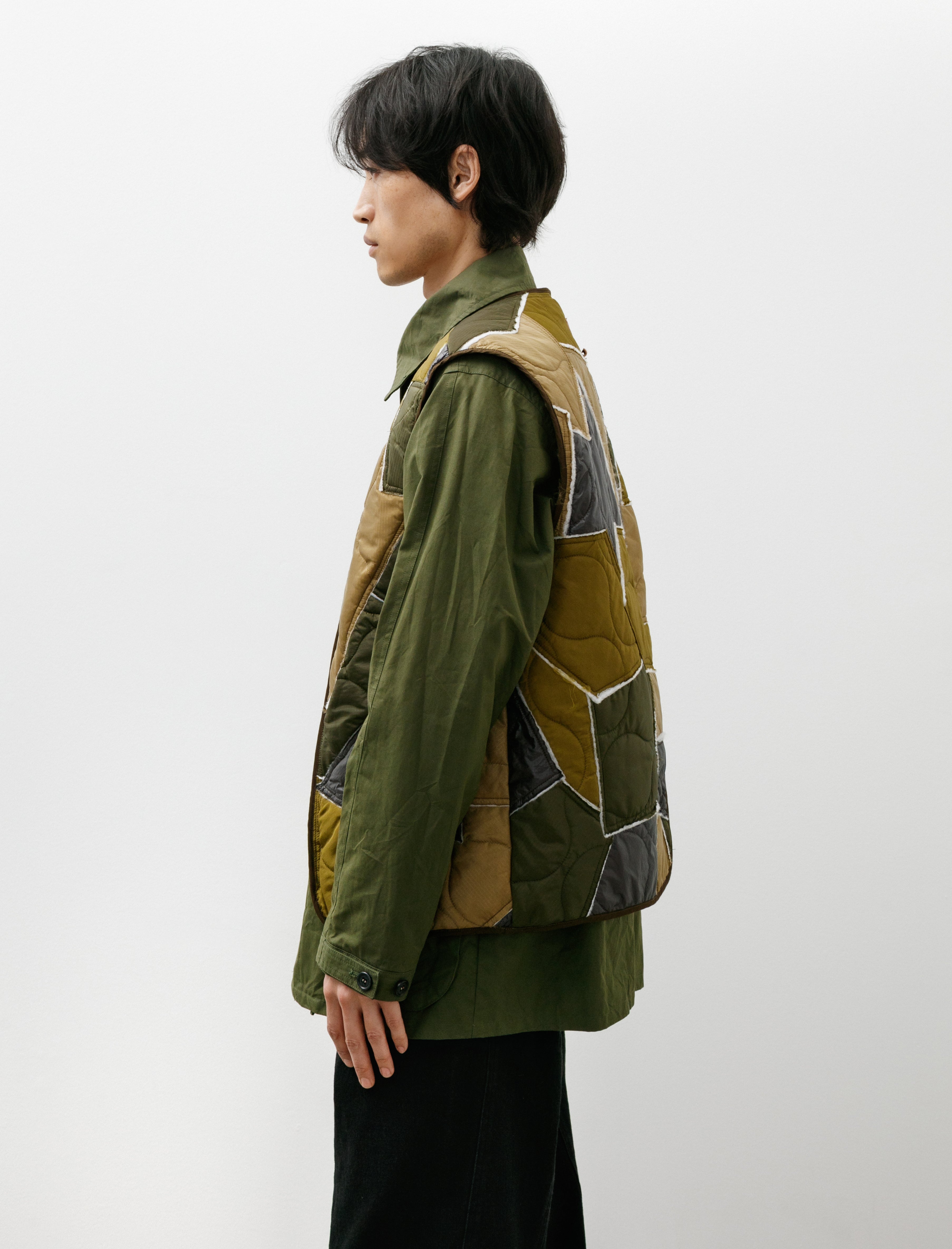 Blackbird Motorcycle Half Coat Olive