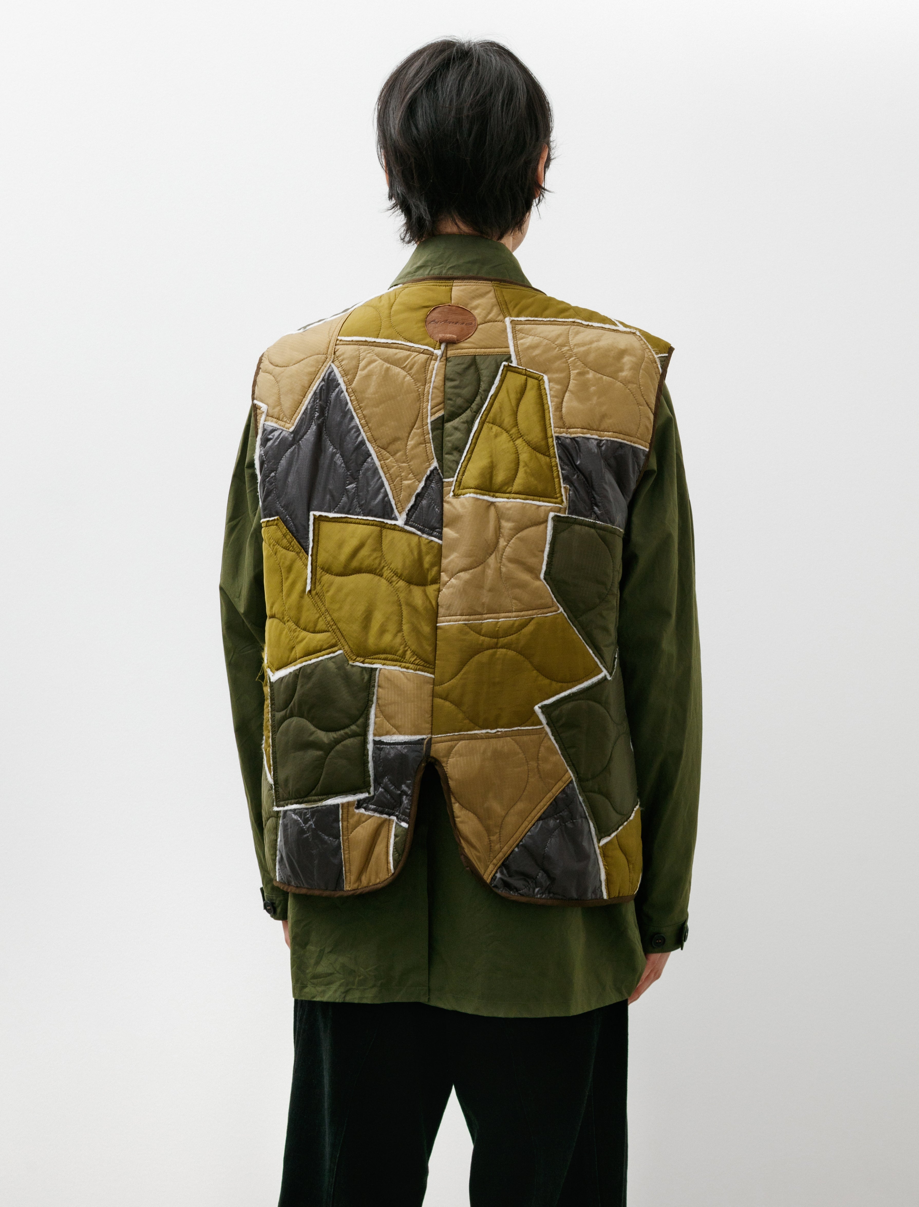 Blackbird Motorcycle Half Coat Olive