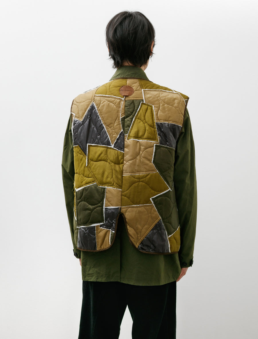 Motorcycle Half Coat Olive - Image 3