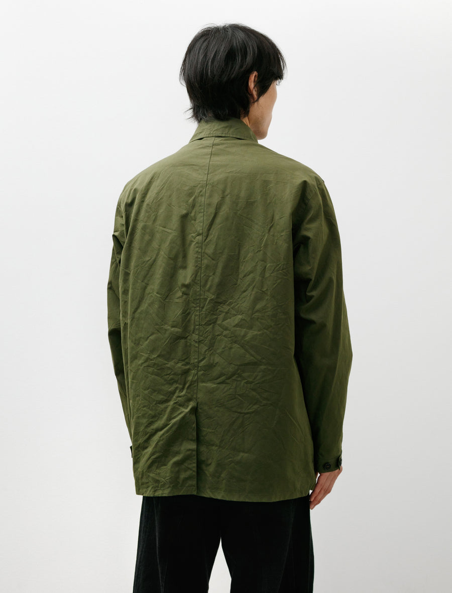 Motorcycle Half Coat Olive - Image 4