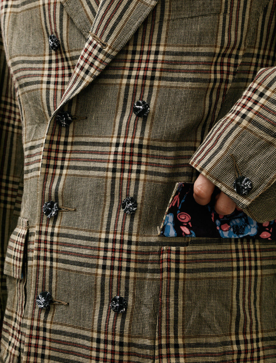 Double Breasted Director's Jacket Check - Image 5
