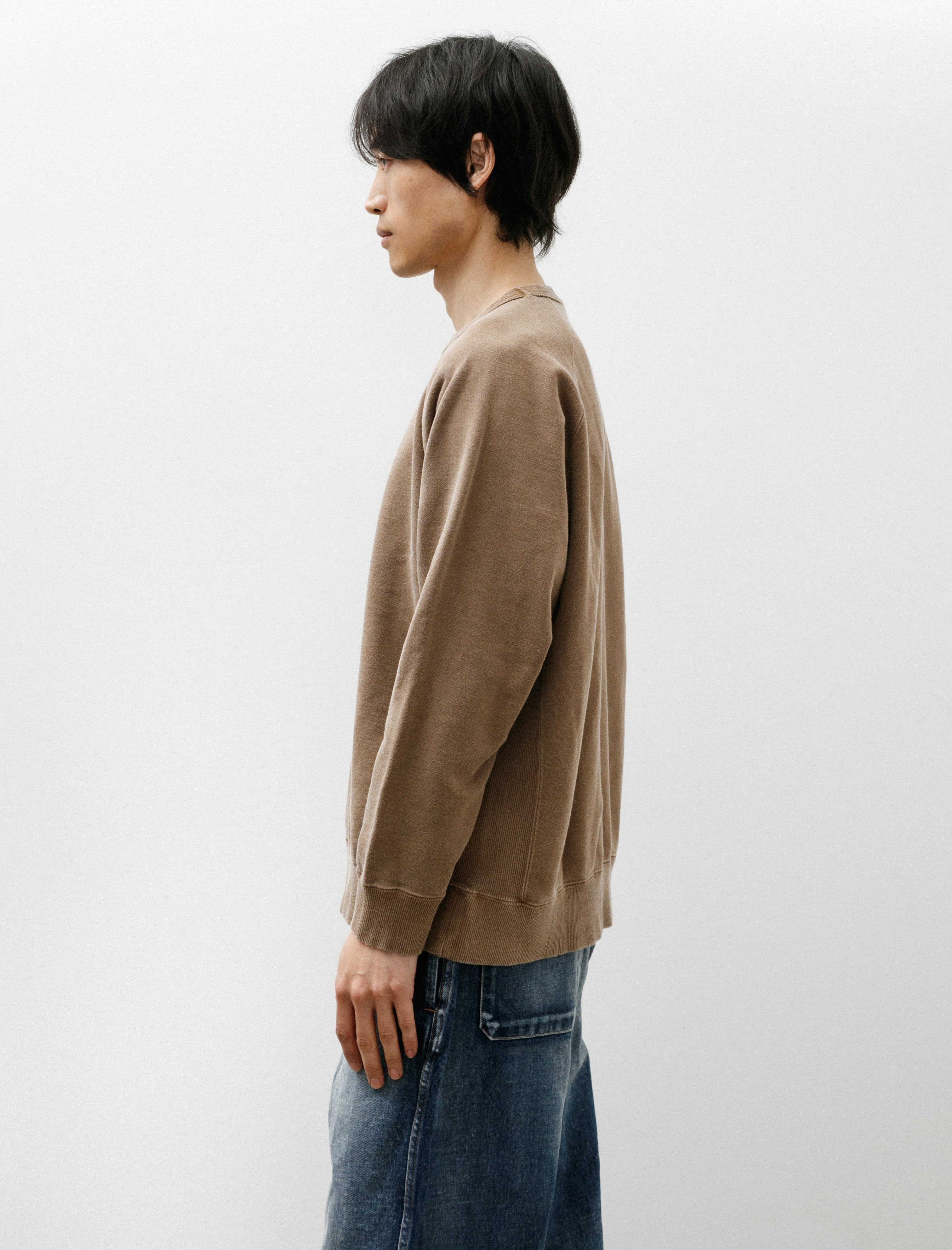 Cottle Life Botanical Crew Neck Coffee