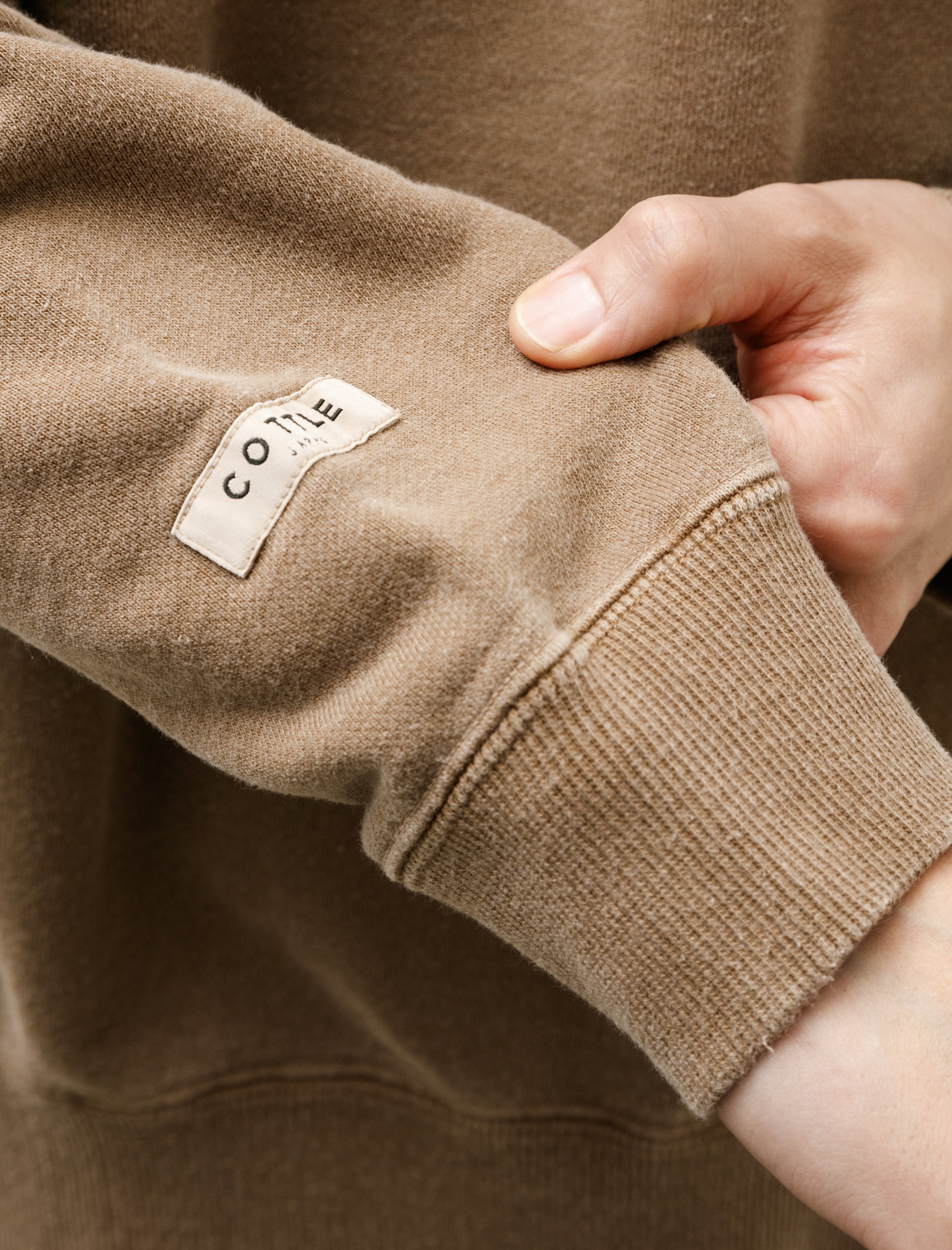 Cottle Life Botanical Crew Neck Coffee