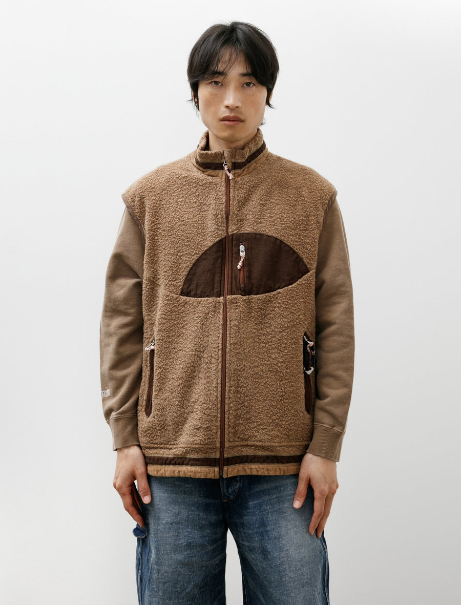 Sunset Pile Vest Yak Sally Coyote Kakishibu - Image 1