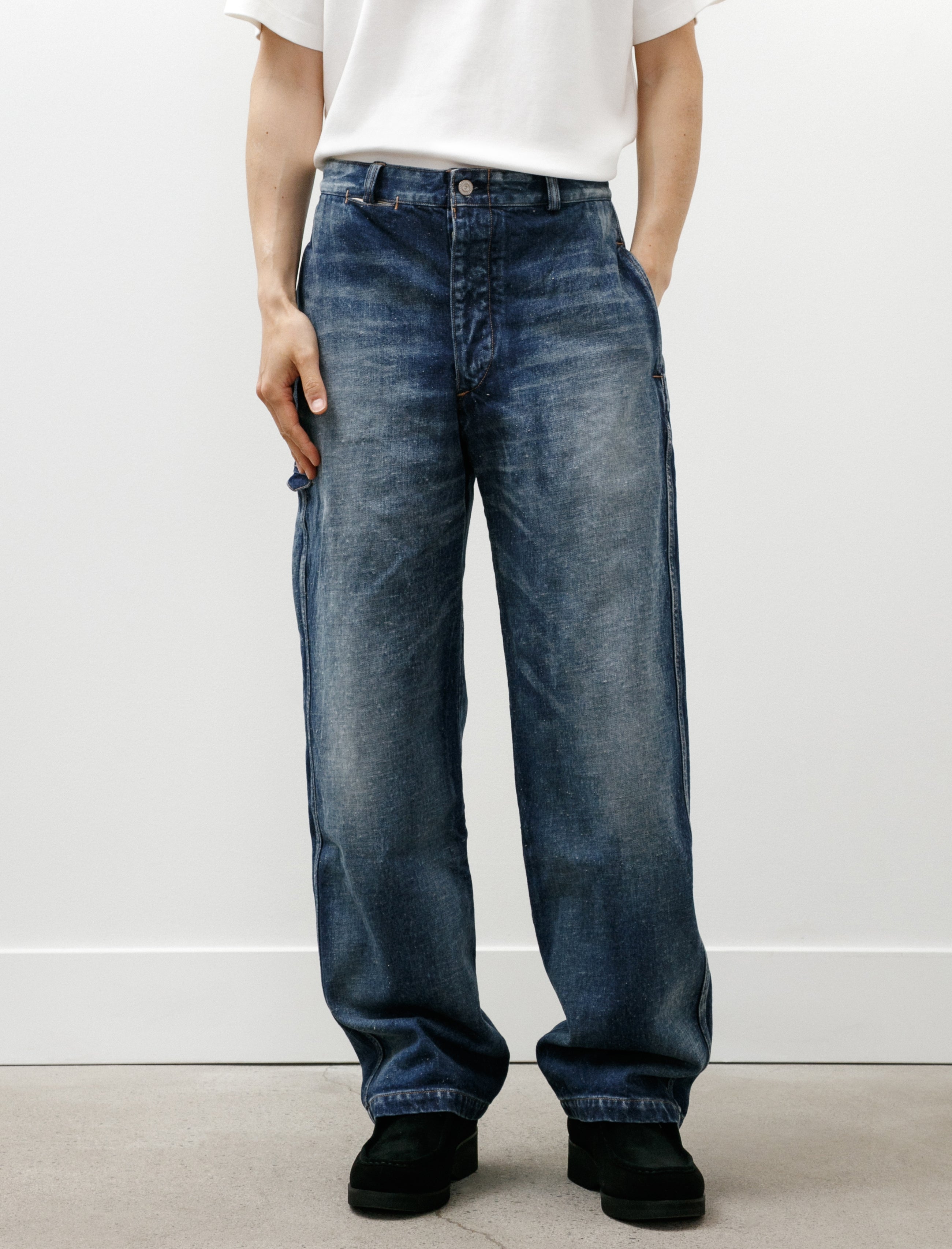 Cottle C.T.L Standard denim Pants Bizen Ichigo 14oz Dark Indigo