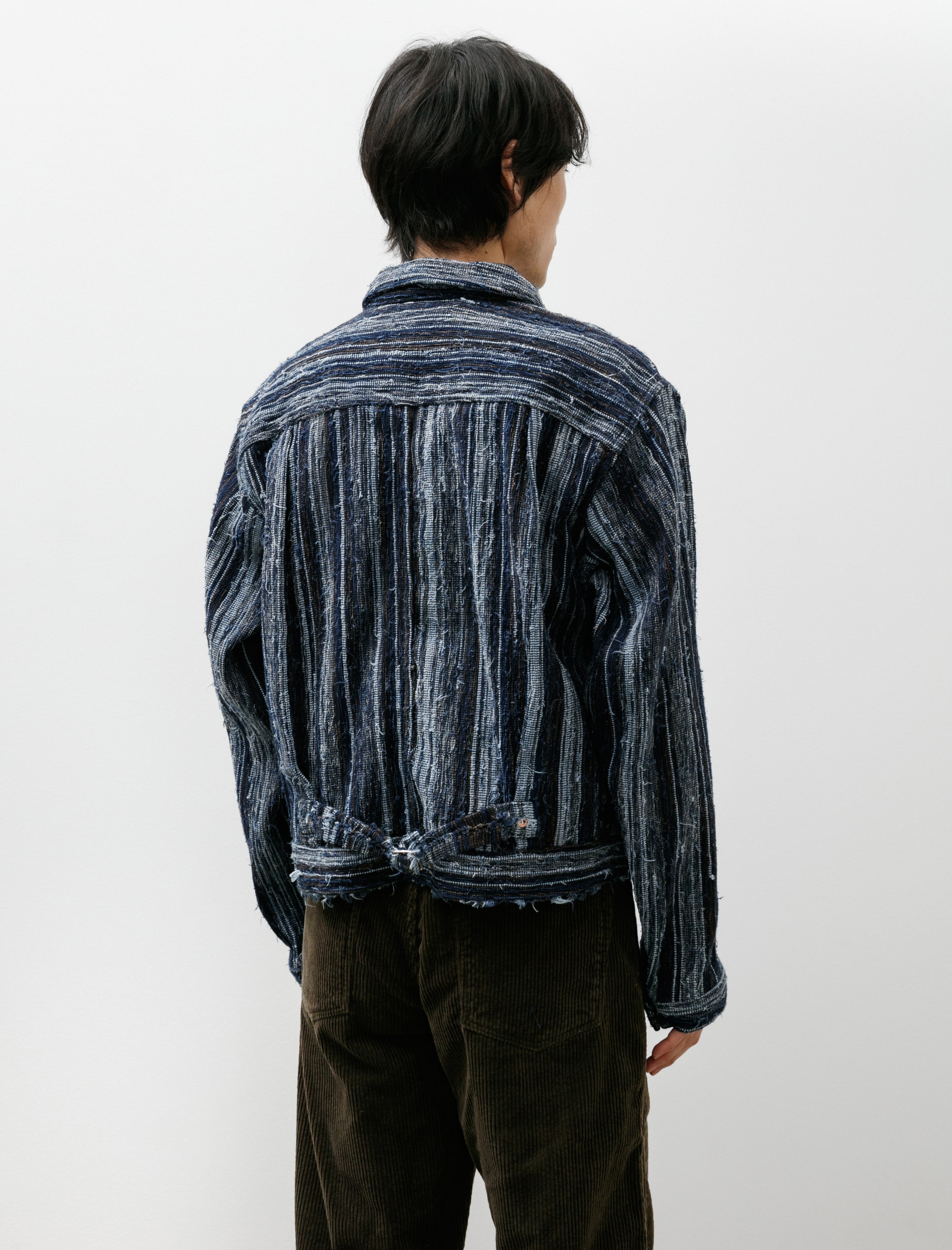Cottle C.T.L Neo Type 1st Sakiori Jacket Tsuzure Indigo