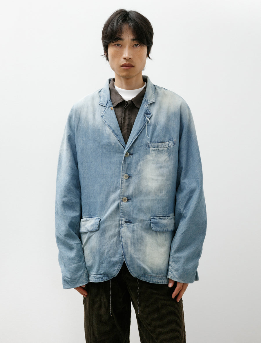 Dear Denim Zen Jacket 8oz Light Indigo - Image 1
