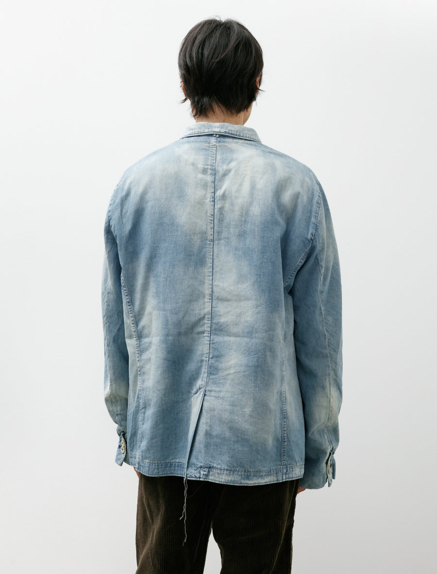 Dear Denim Zen Jacket 8oz Light Indigo - Image 2
