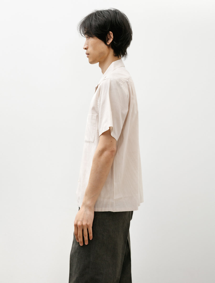 Lot 113 Open Collar Shirt Akitasugi Beige - Image 3