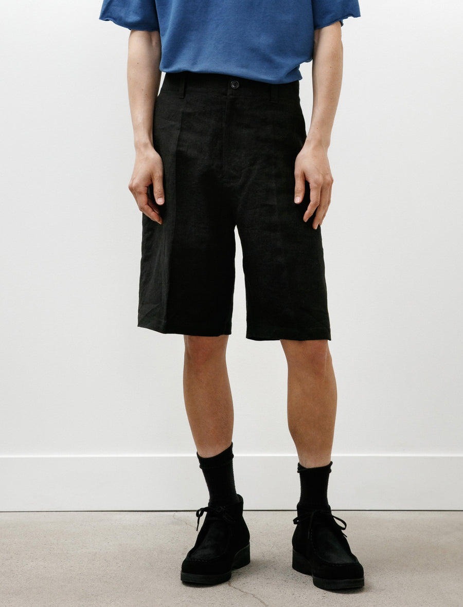 Atoll High Density Linen Shorts Black - Image 4