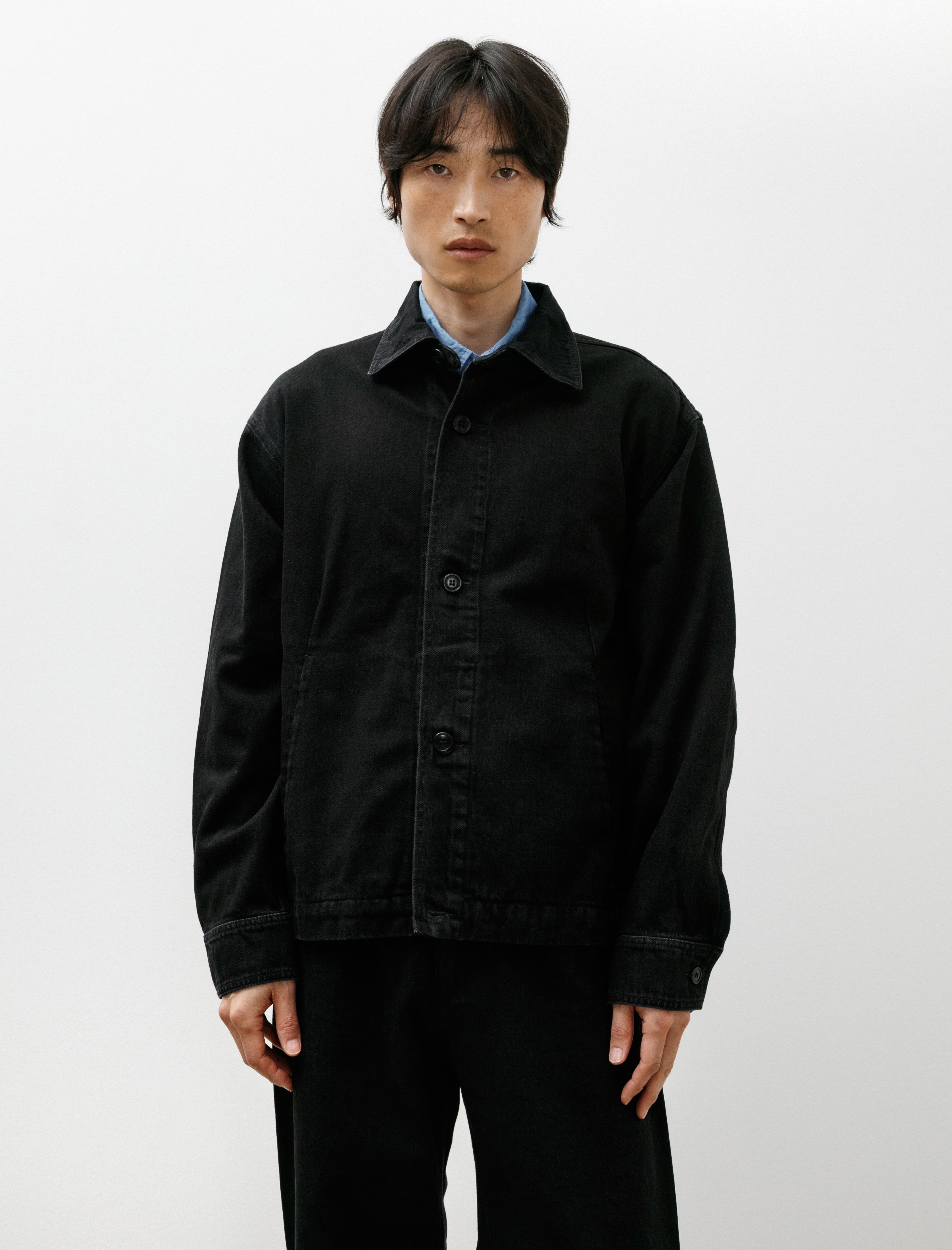 Arpenteur Lux J Mid Weight Denim Washed Black