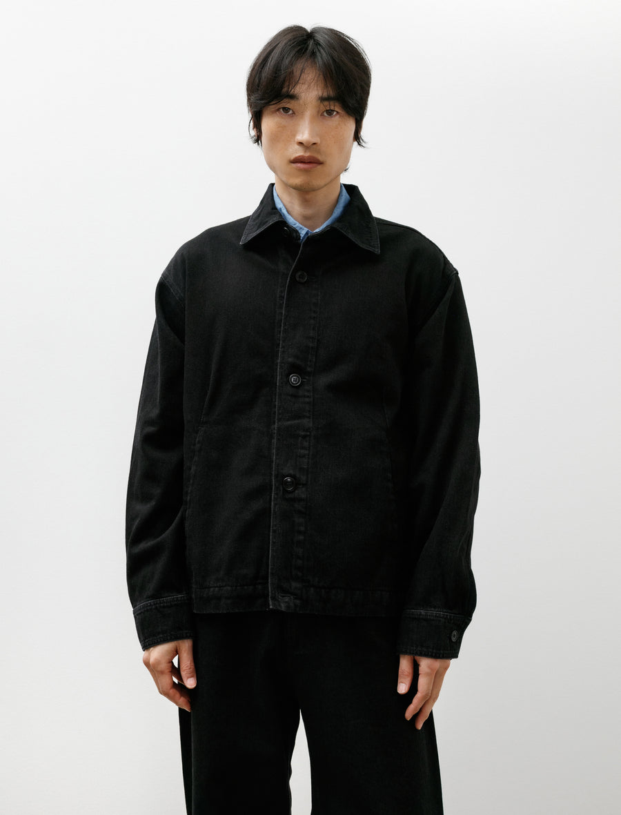 Lux J Mid Weight Denim Washed Black - Image 1