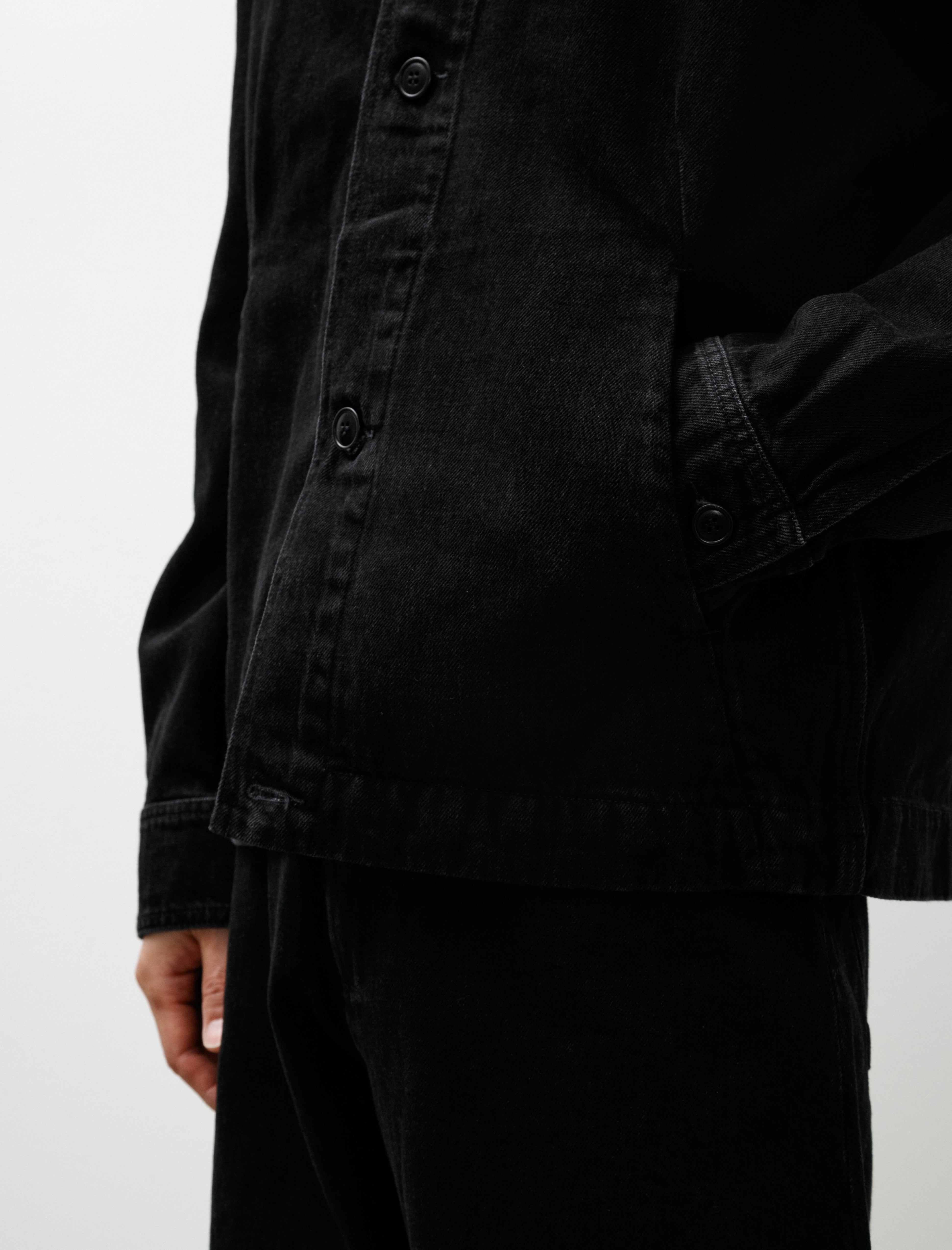 Arpenteur Lux J Mid Weight Denim Washed Black