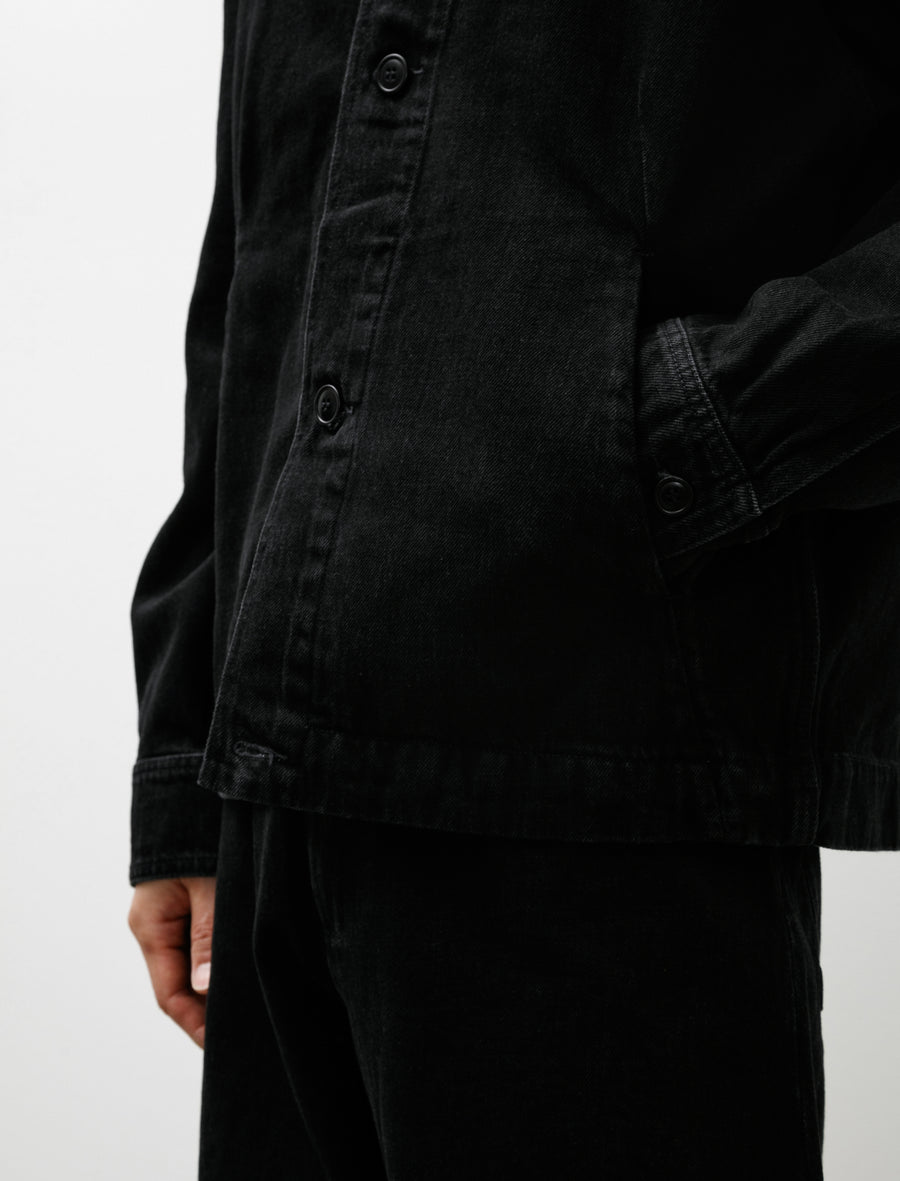 Lux J Mid Weight Denim Washed Black - Image 4