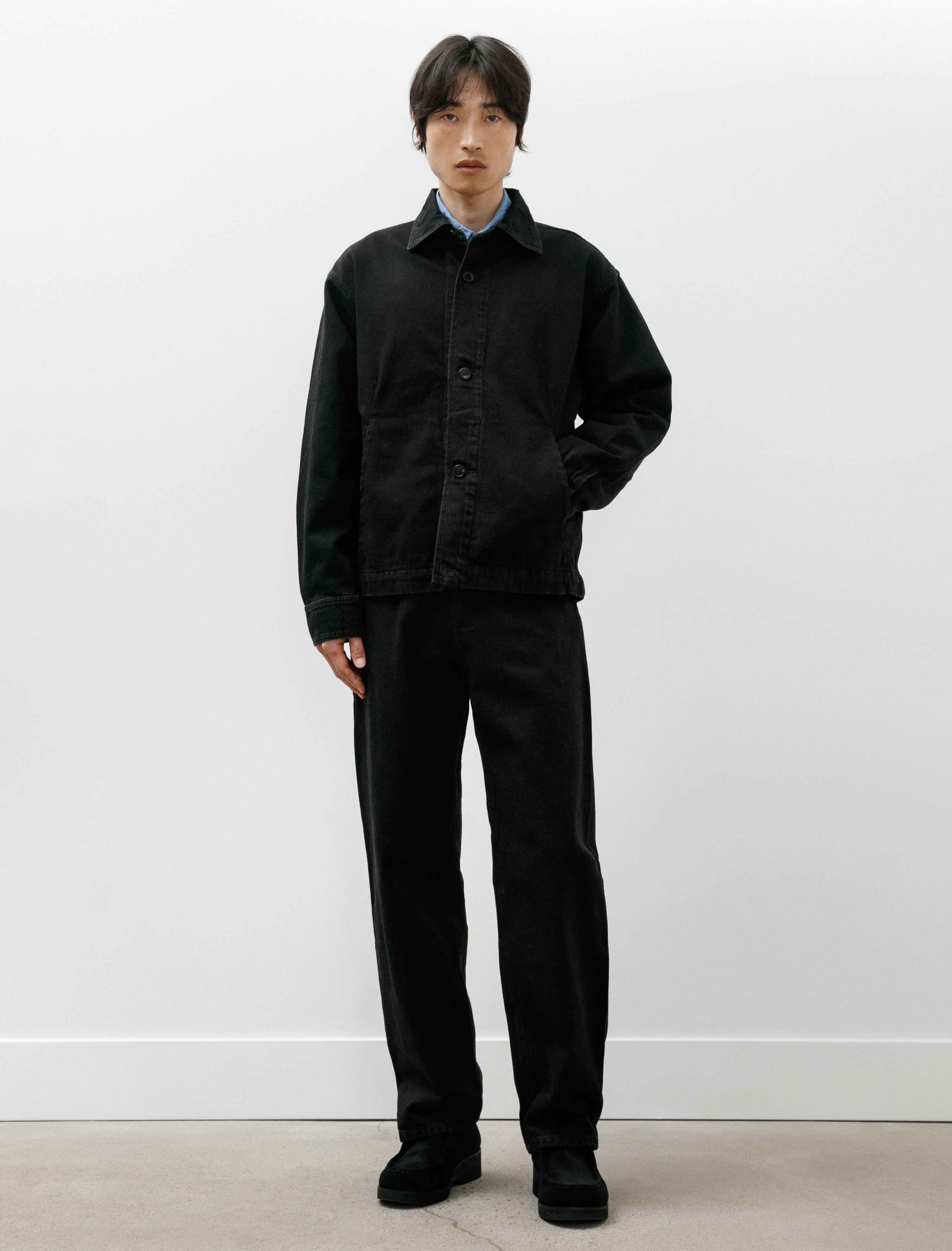 Arpenteur Lux J Mid Weight Denim Washed Black