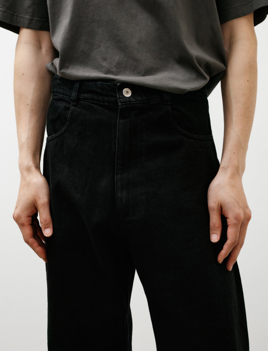 Four Pocket Big Mid Weight Denim Washed Black - Image 7
