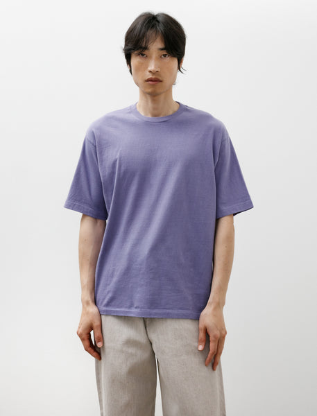 Auralee Brushed Organic Cotton Jersey Tee Light Purple – Neighbour