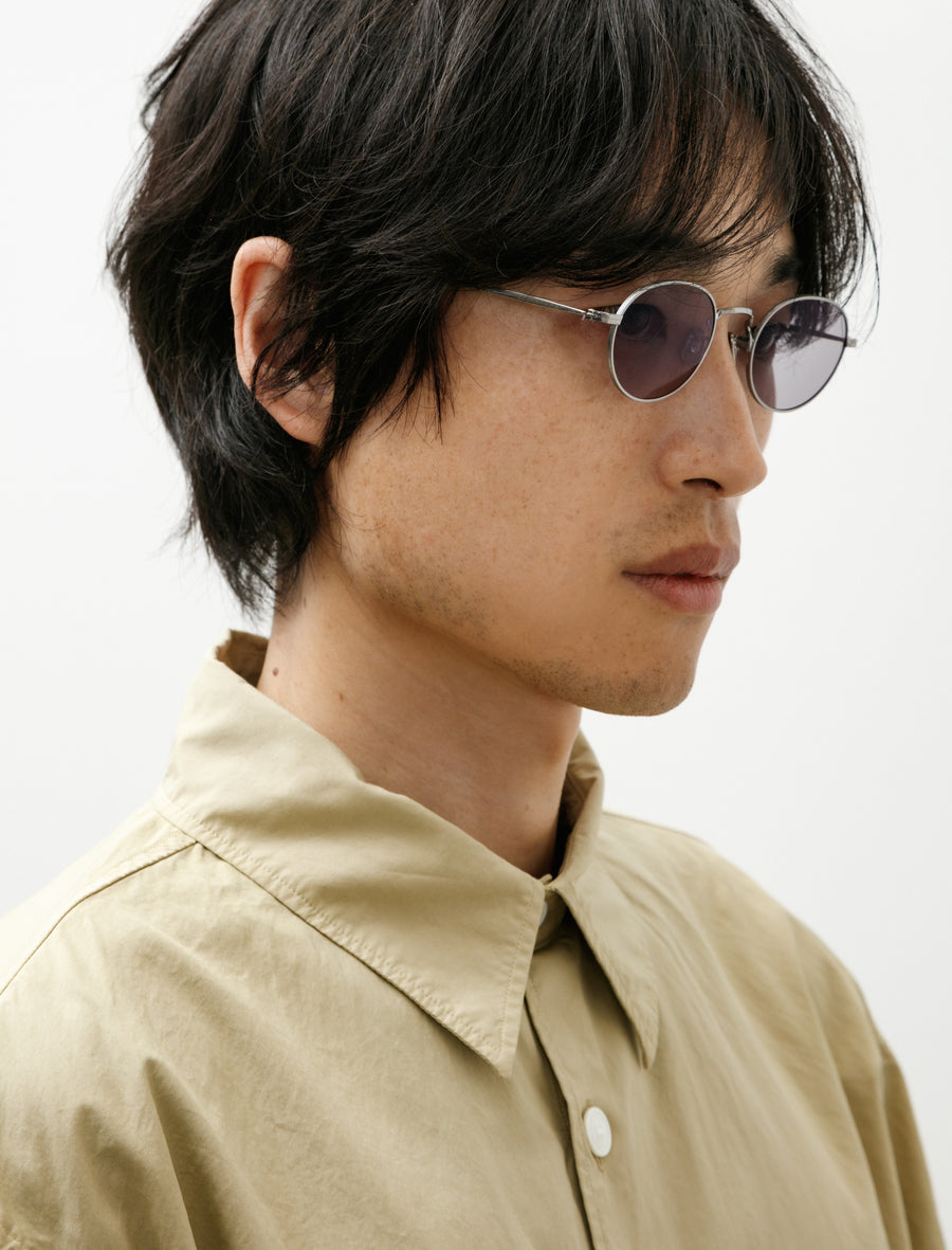 Wire Frame Sunglasses 003 Antique Silver - Image 3