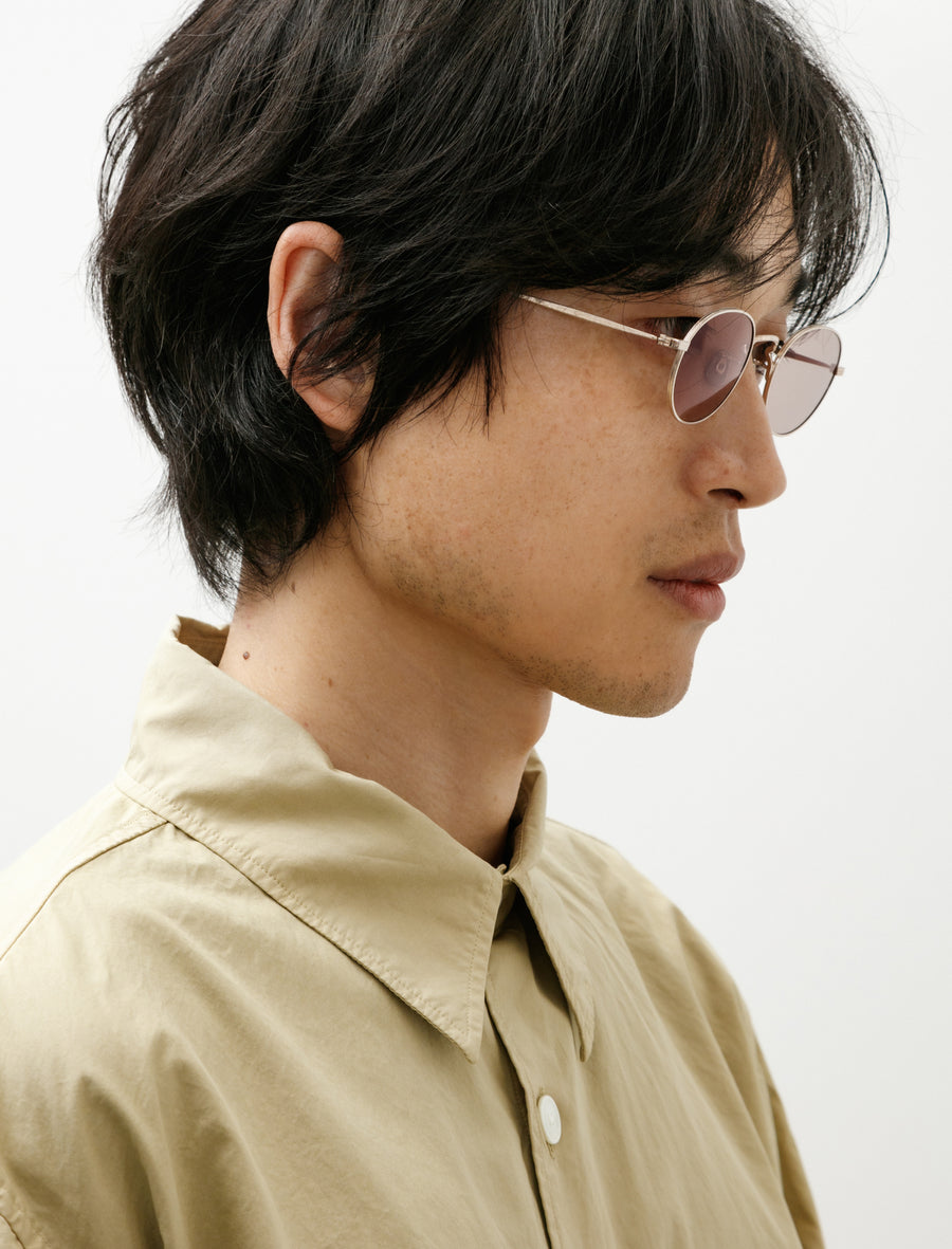 Wire Frame Sunglasses 003 Antique Gold - Image 3