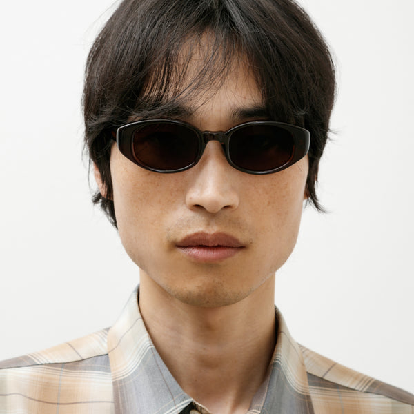 Auralee Sunglasses 002R Dark Brown – Neighbour