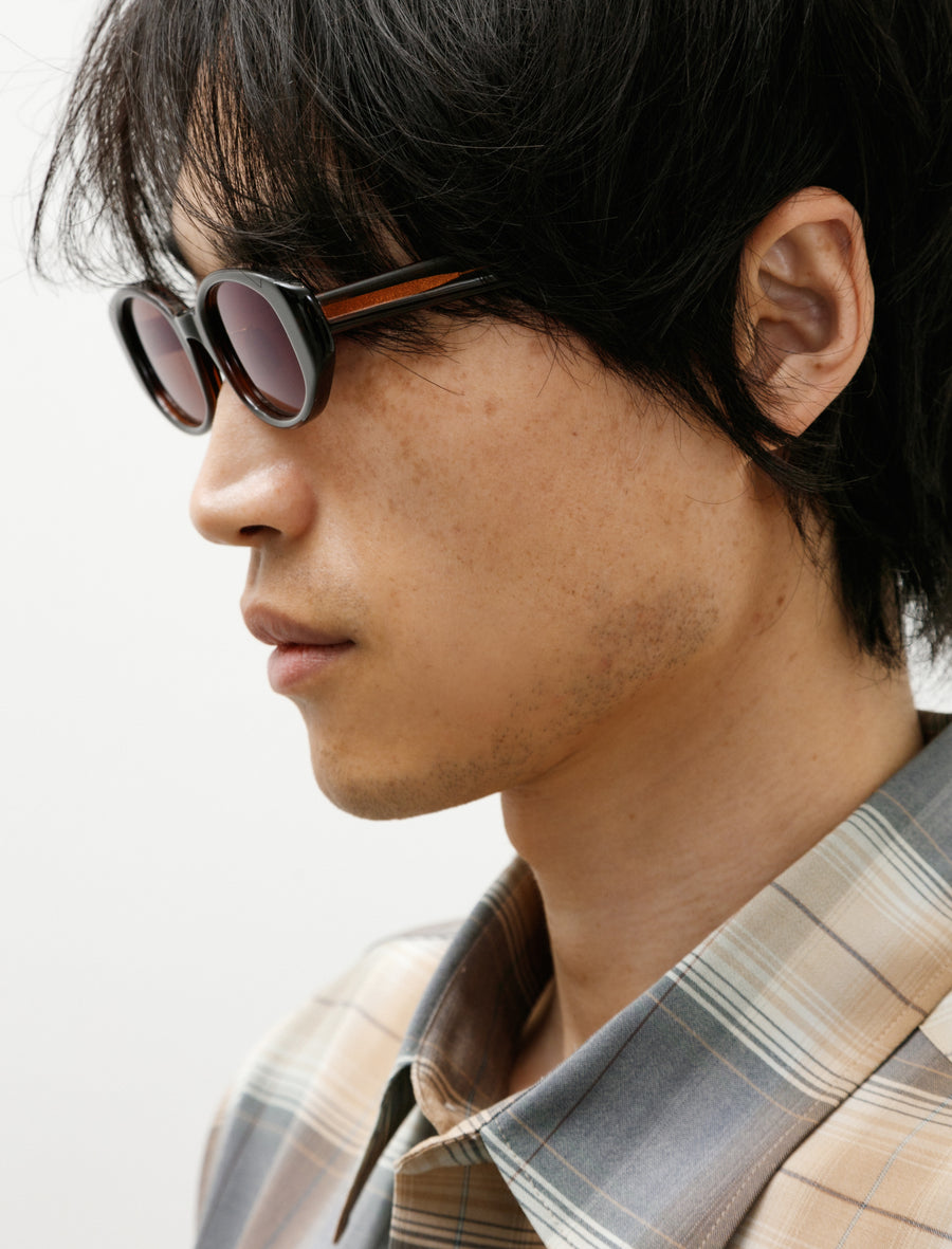Sunglasses 002R Dark Brown - Image 2