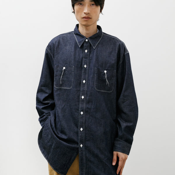 Cottle Dear Denim New Wave Shirt 8oz Washed Indigo – Neighbour