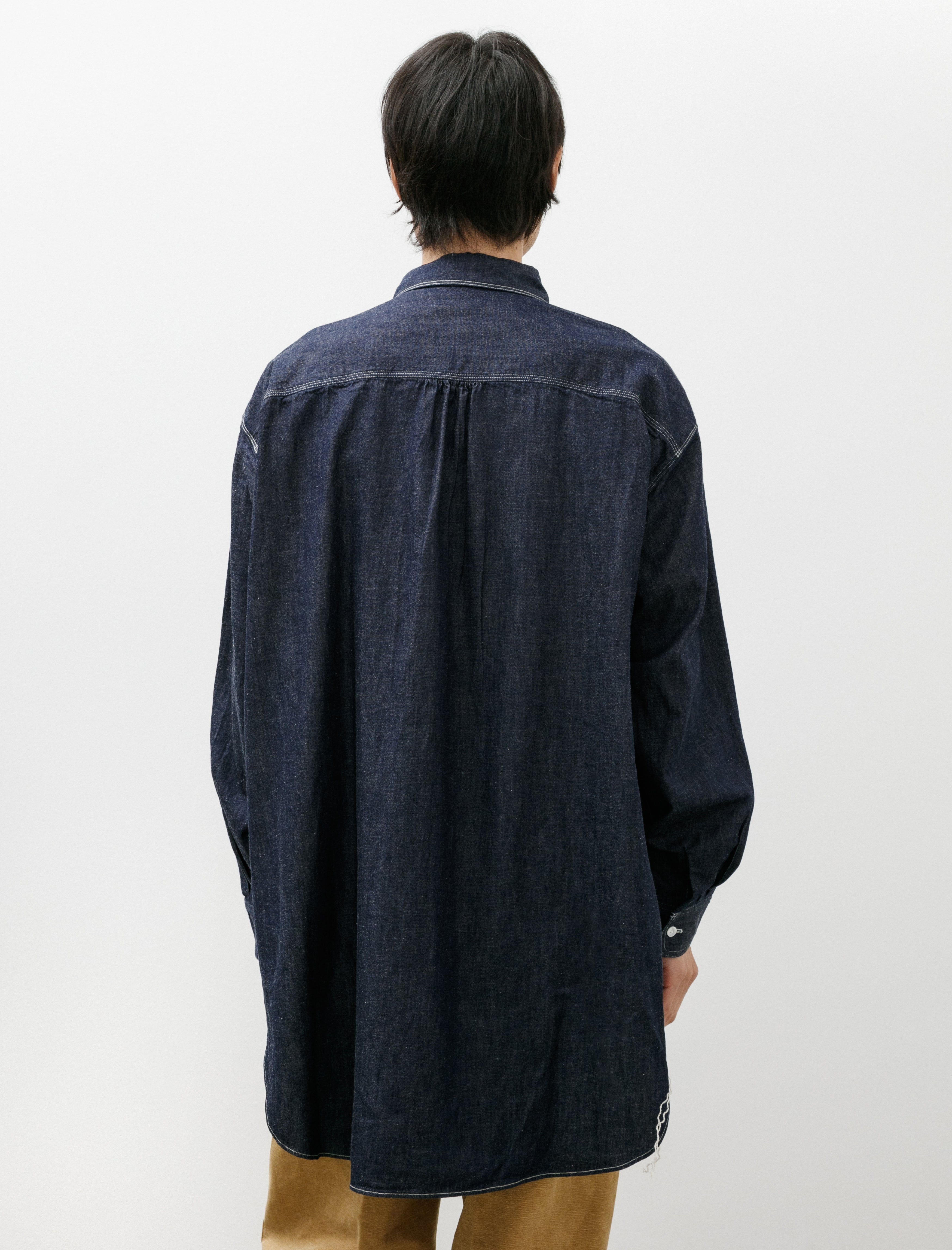Cottle Dear Denim New Wave Shirt 8oz Washed Indigo