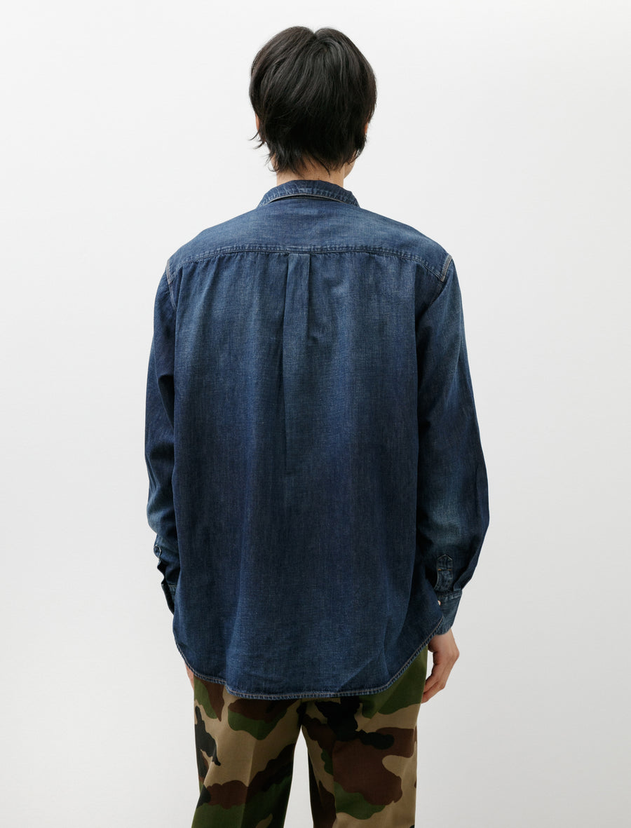 C.T.L Comfort Denim Shirt 8oz Dark Indigo - Image 2