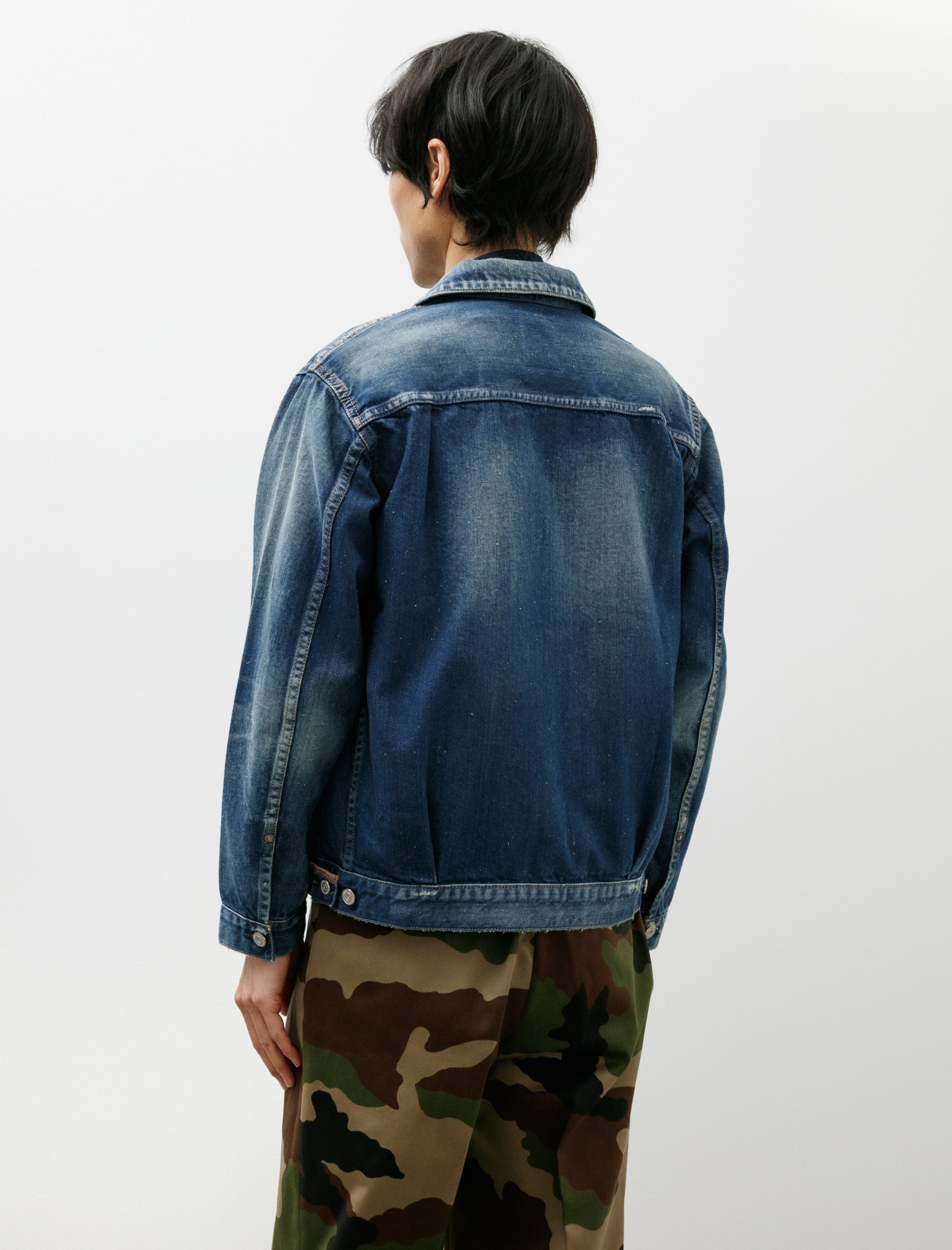 Cottle C.T.L Neo Type 2nd Denim Jacket Bengara Dark Indigo