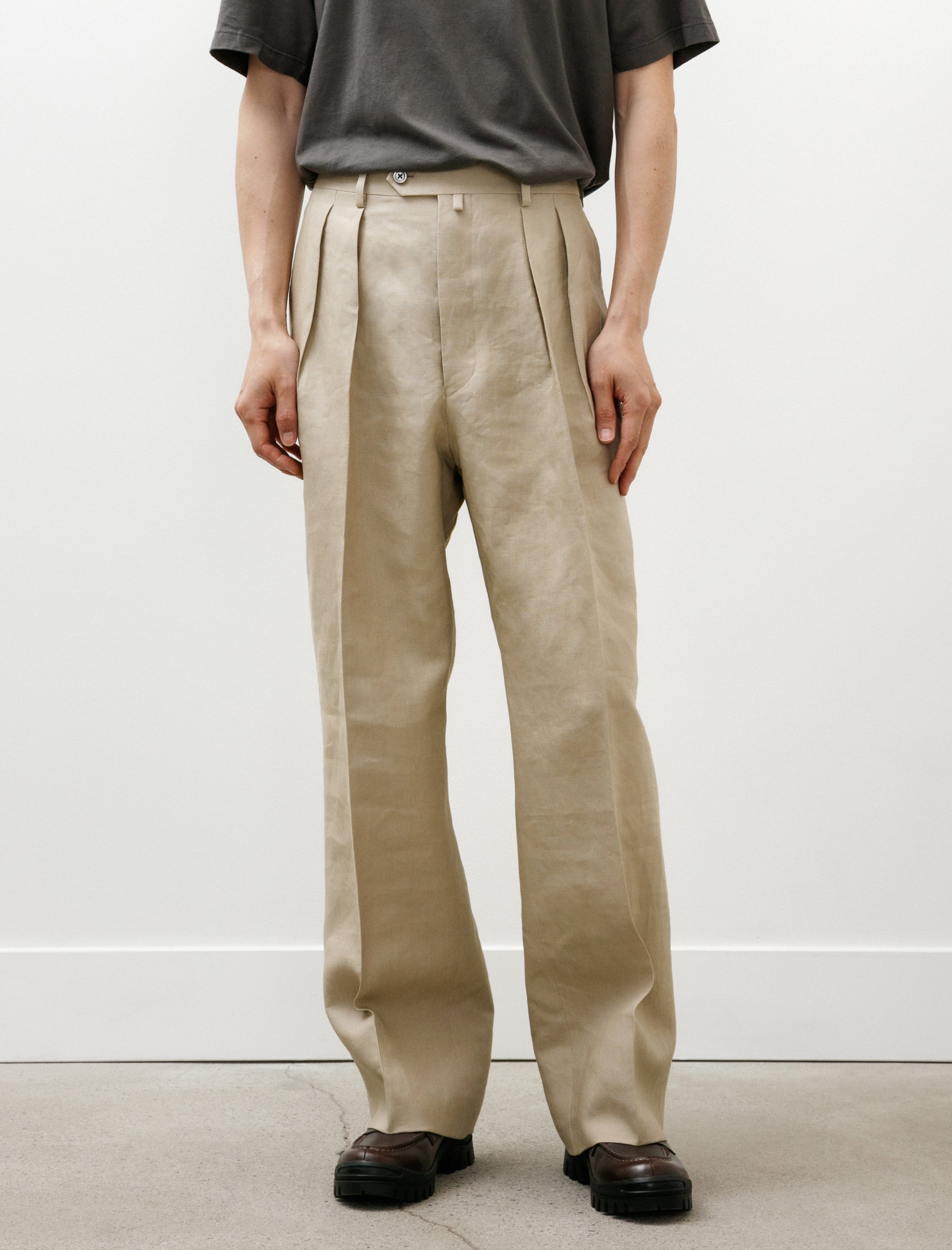 Neat Spence Bryson Linen Wide Beige
