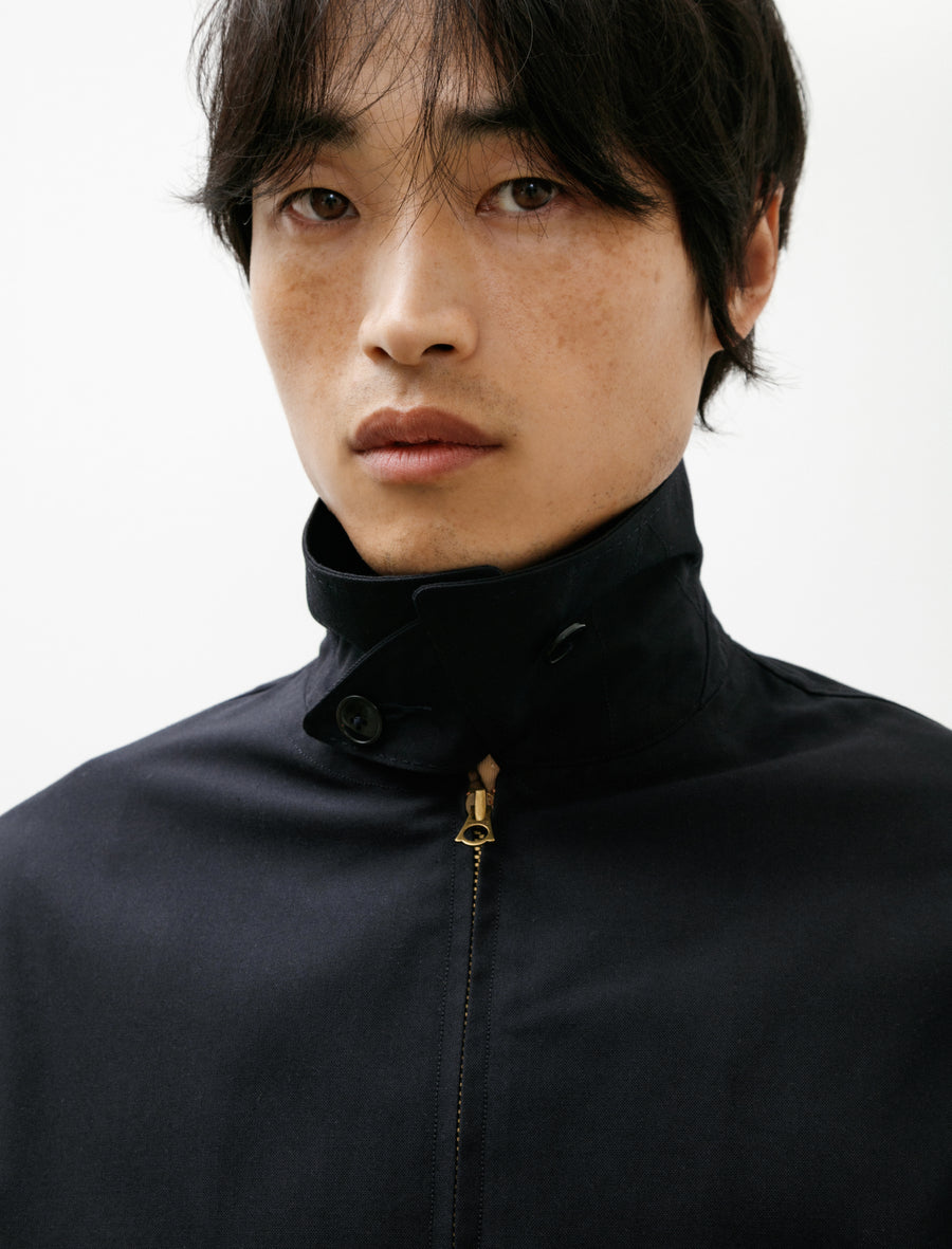 Jumper Jacket Silk Navy - Image 6