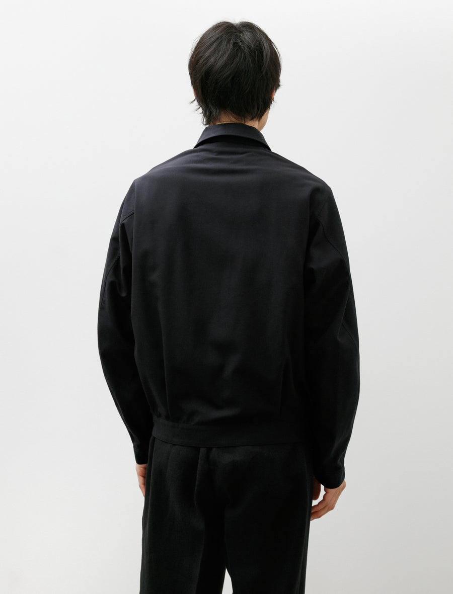 Jumper Jacket Silk Navy - Image 2