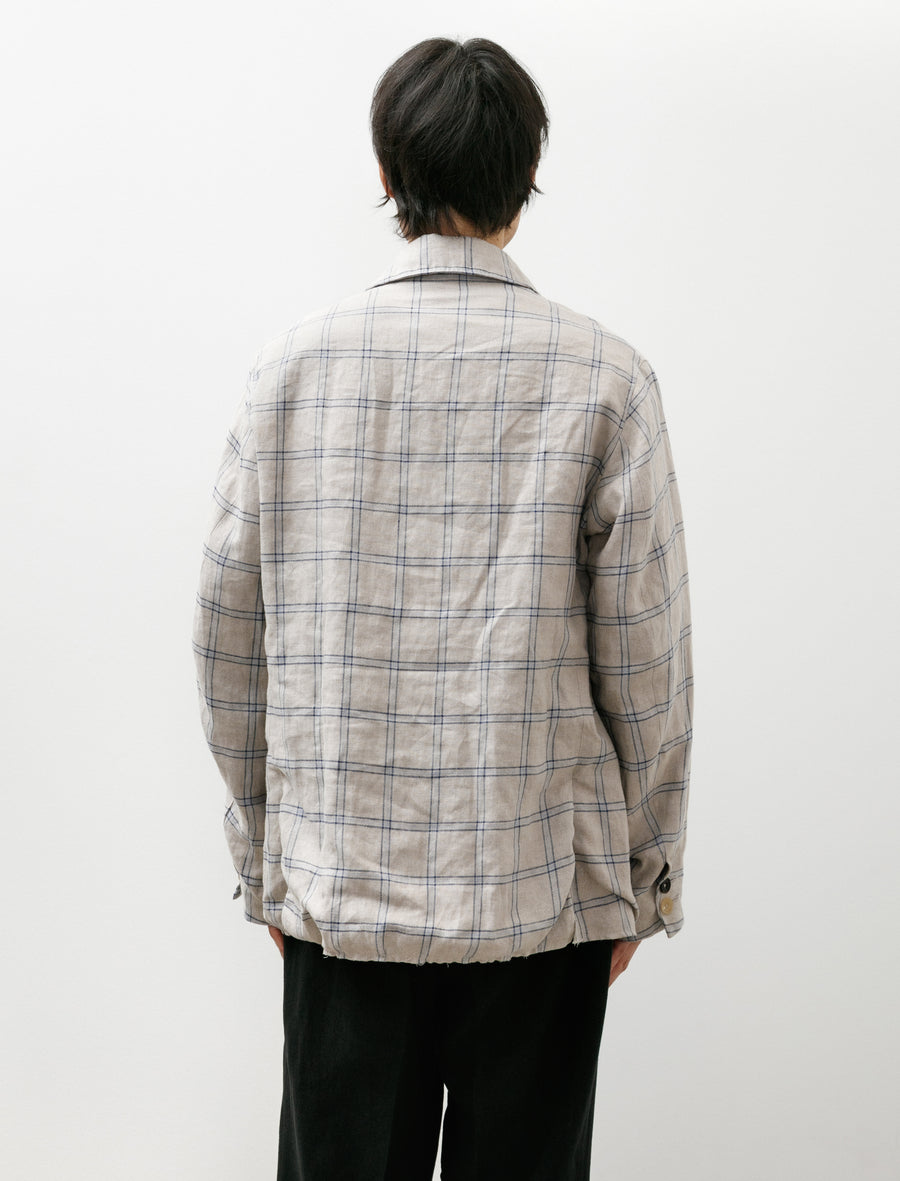 Gathered Jacket Rodin White Pane - Image 2