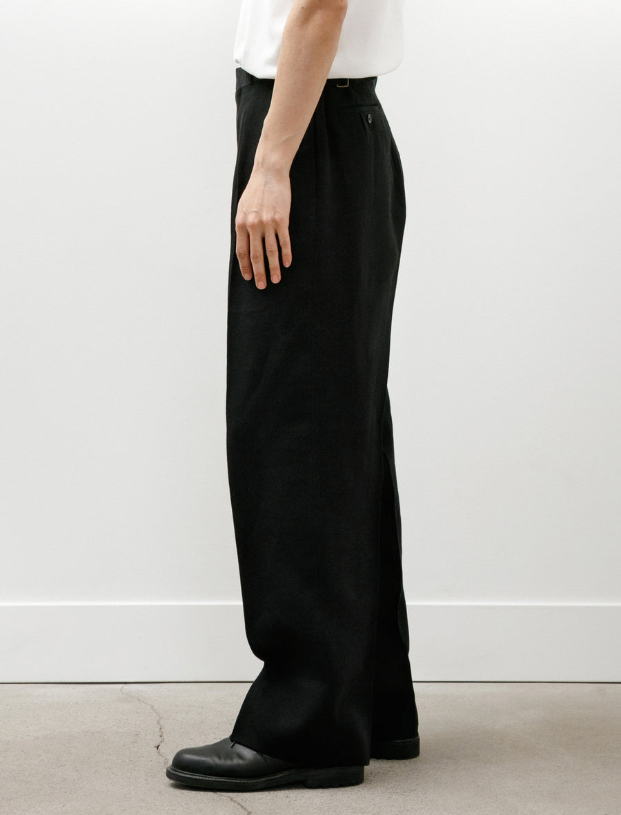 Jefferly Linen Pants Black - Image 6