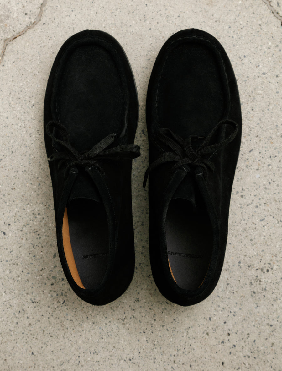Tyrolean Shoes Suede Leather Black - Image 2