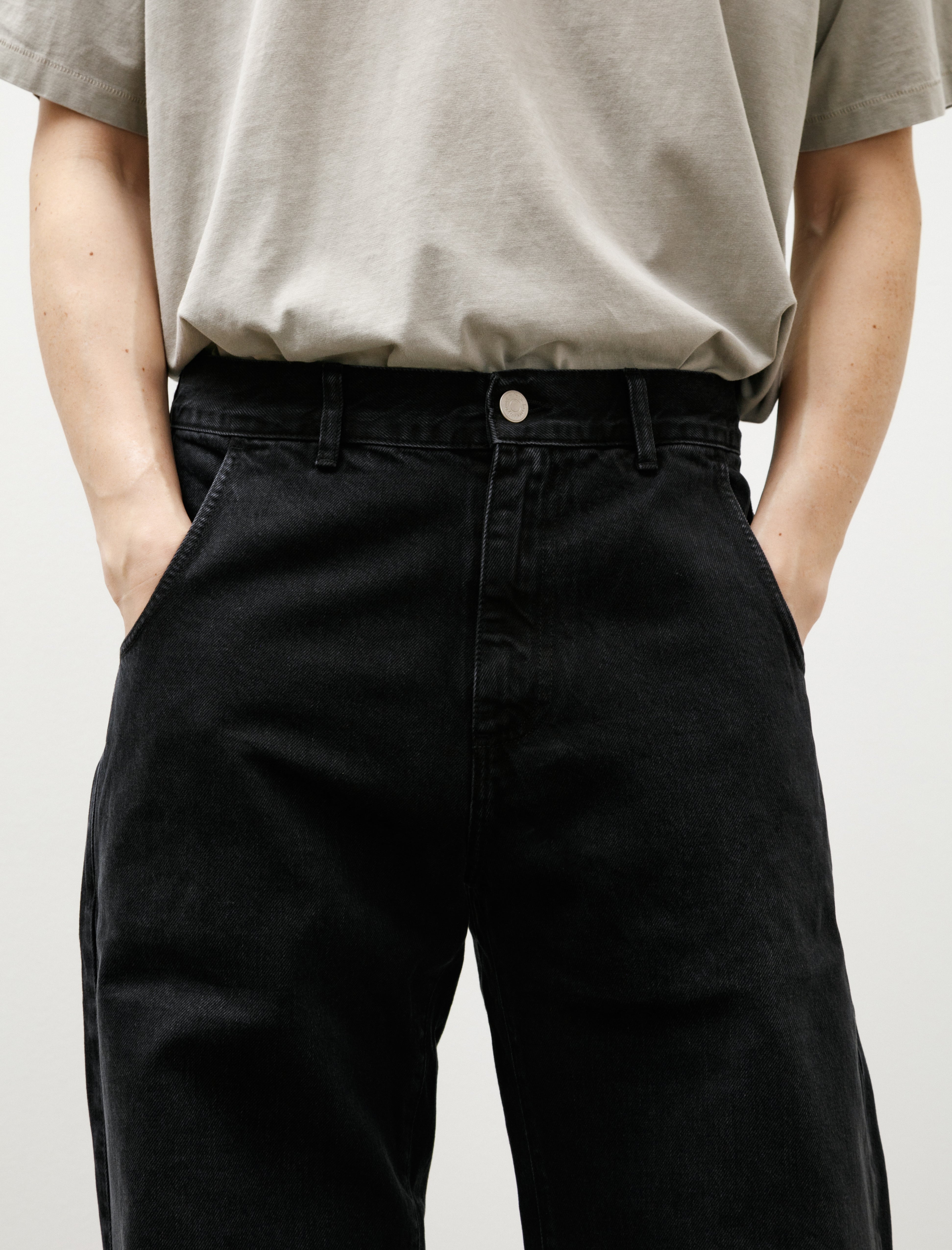 mfpen Straight Cut Jeans Faded Black