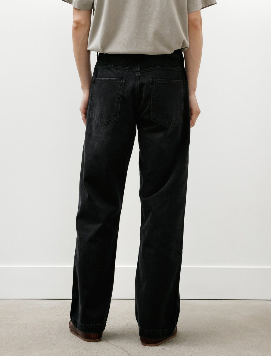 Straight Cut Jeans Faded Black - Image 5