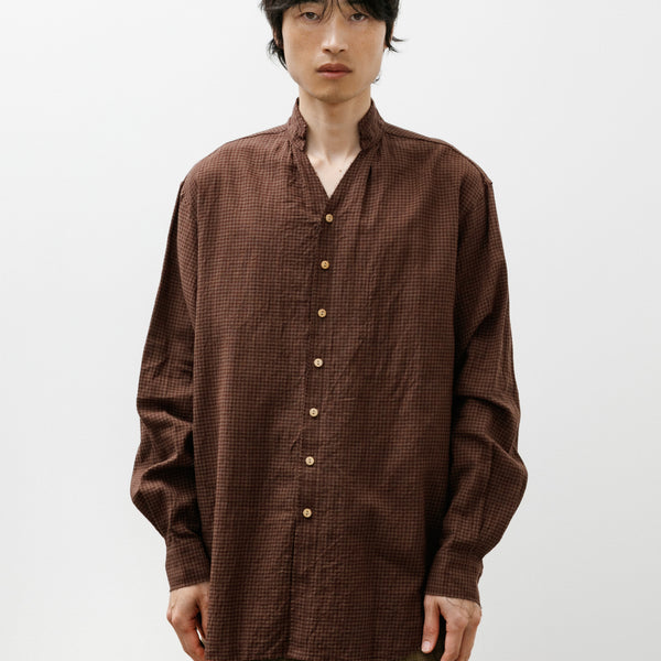 Blackbird Cut Off Collar Shirt Check – Neighbour Blackbird Cut Off Collar Shirt Check – Neighbour