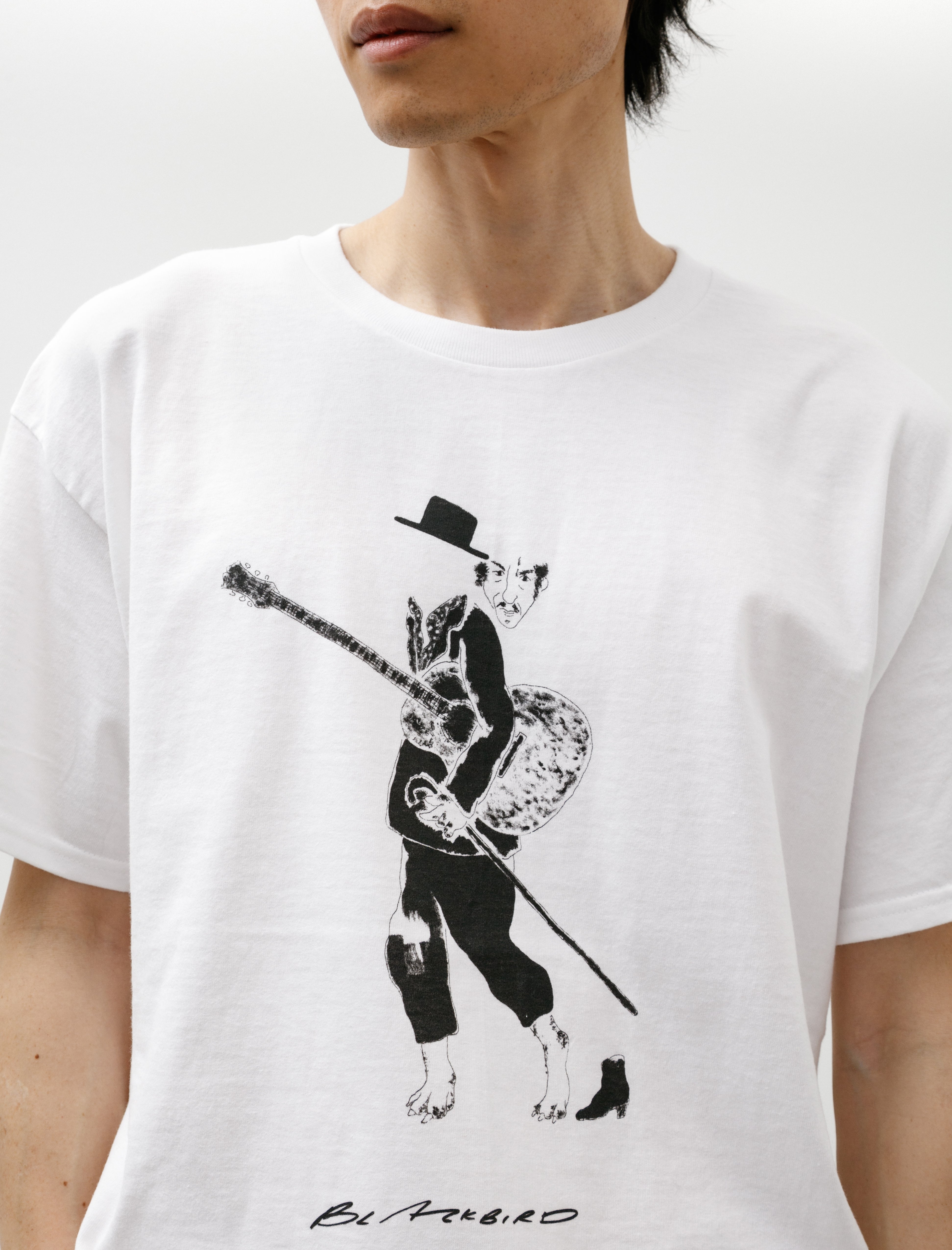 Blackbird Short Sleeve T-Shirt White