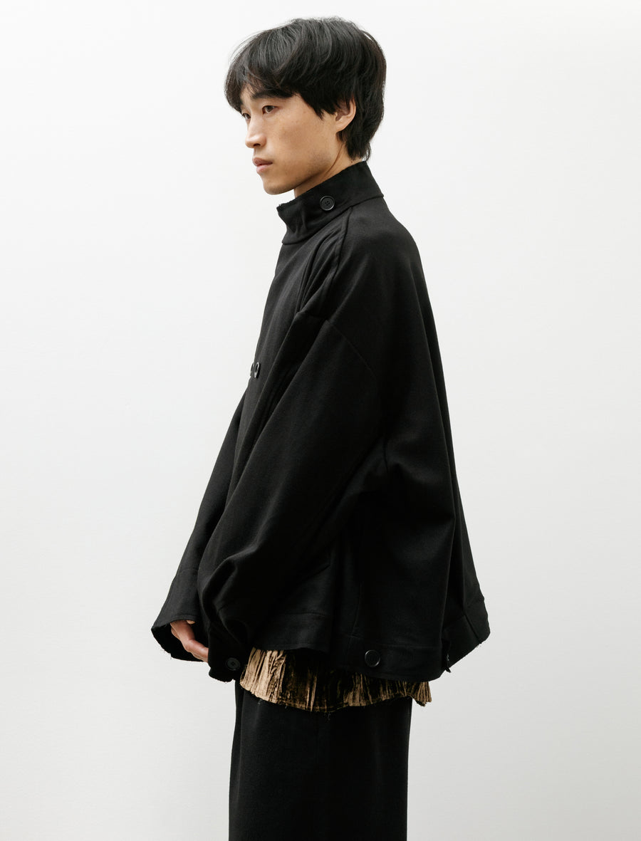 No.286 Cropped Oversized Jacket Black - Image 6