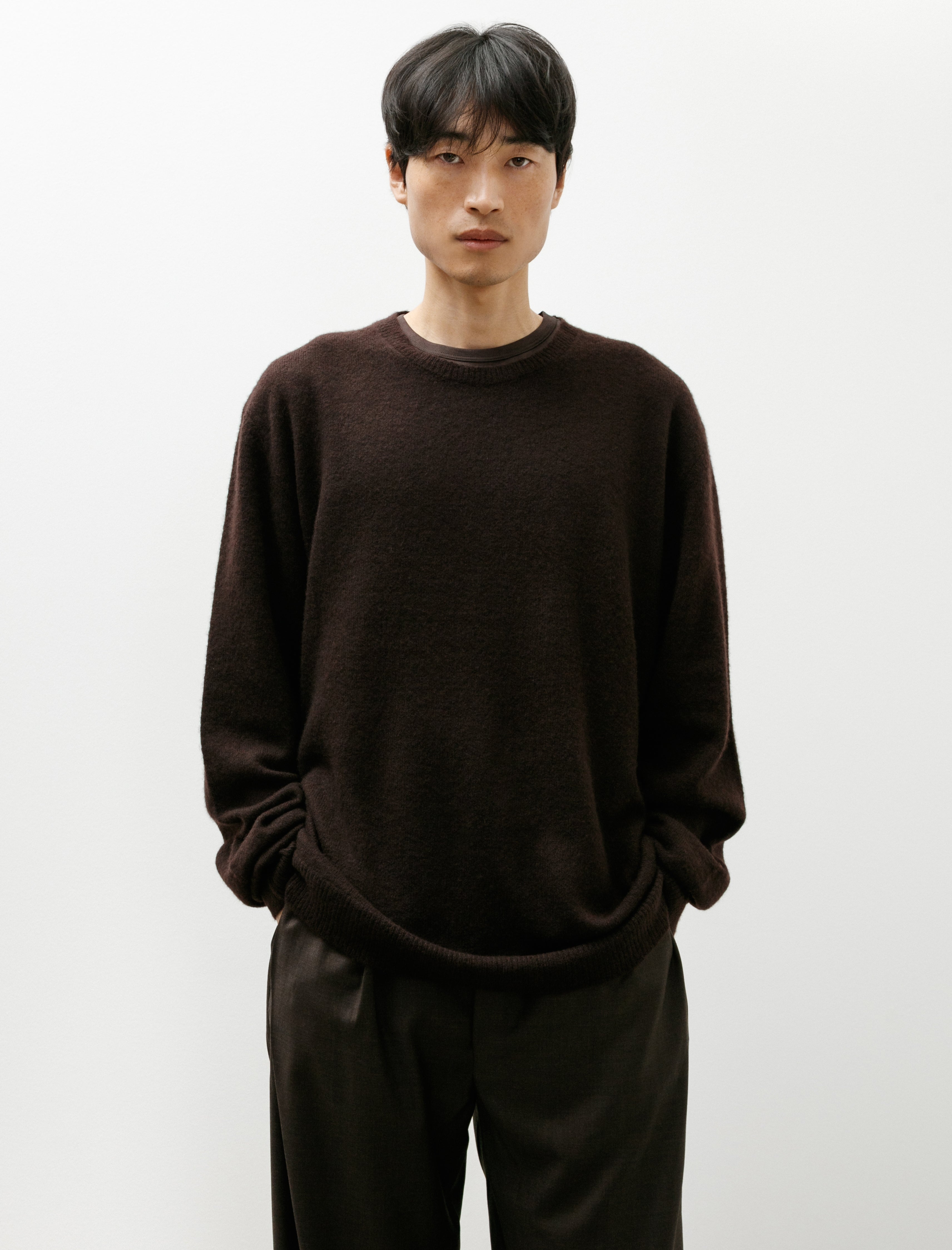 Gabriela Coll No.344 Cashmere Silk Pullover Brown