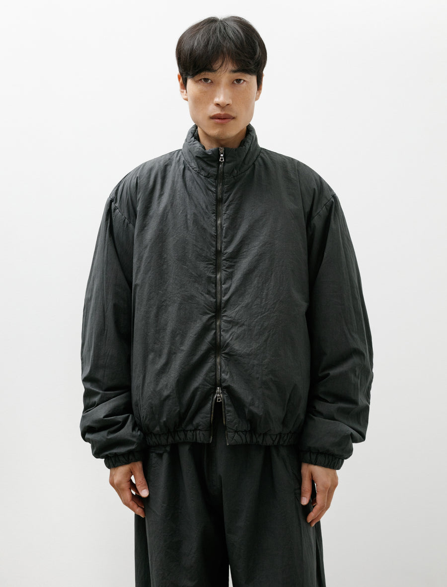 No.340 Poplin Padded Jacket Black - Image 1