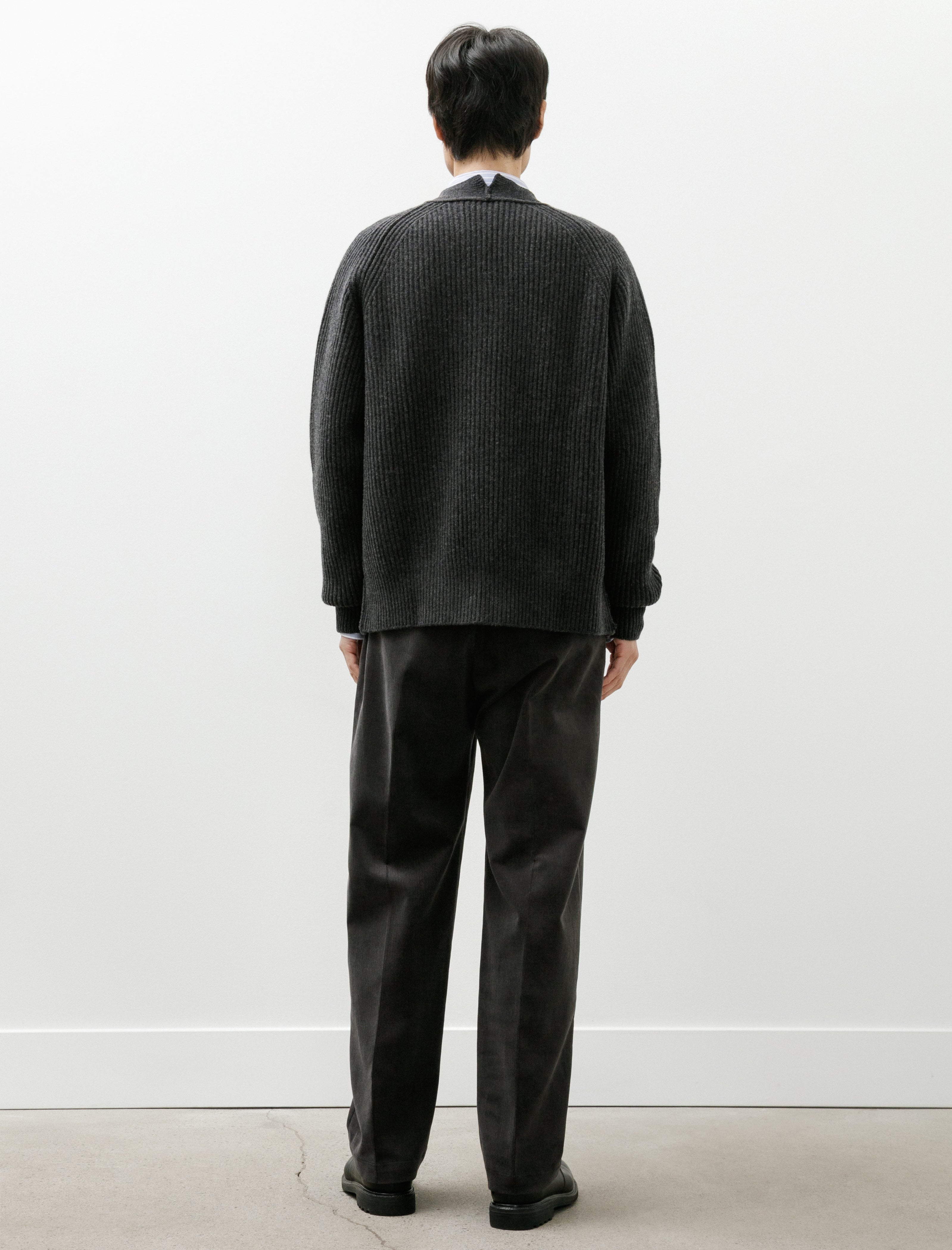 Salon C. Lundman Loose Corduroy Trousers Grey