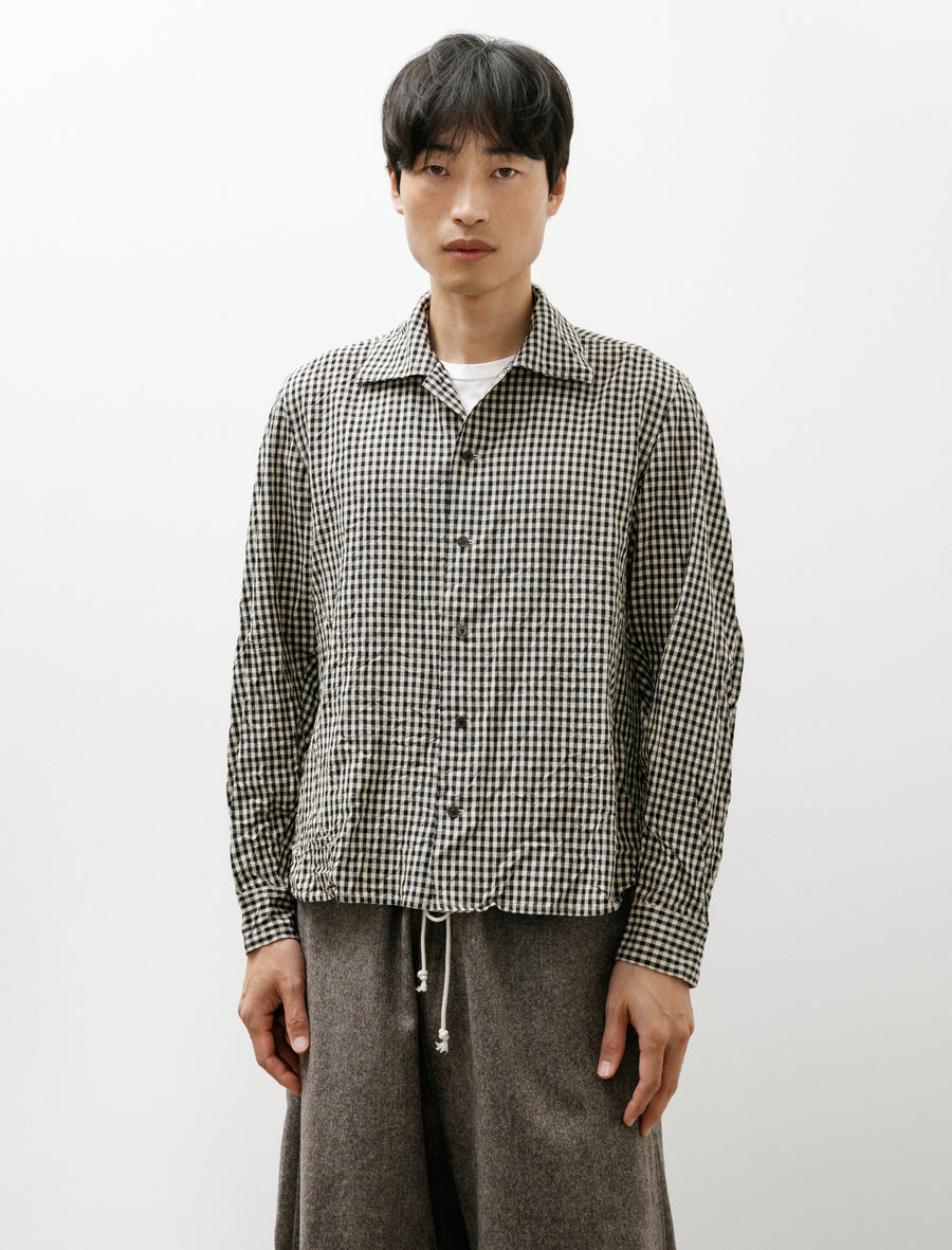 Classic Shirt Wool Silk Check - Image 1