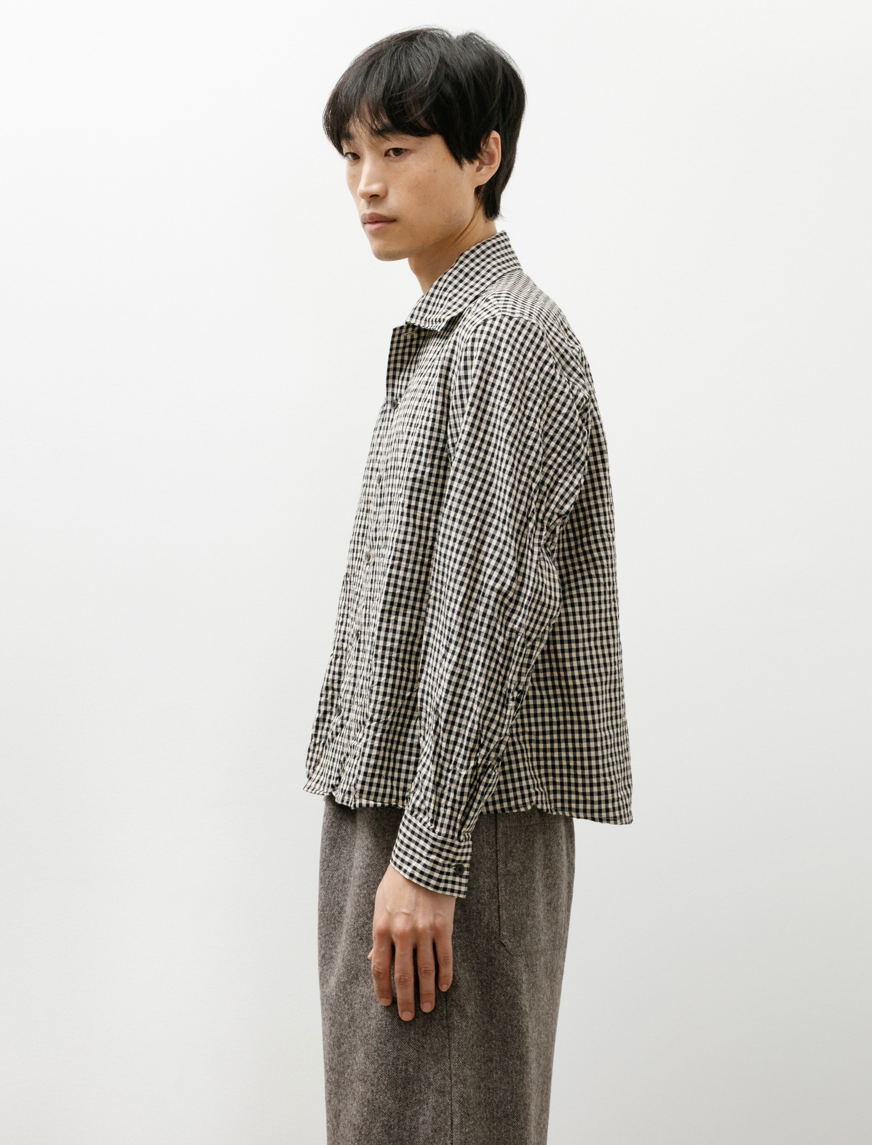 Unkruid Classic Shirt Wool Silk Check