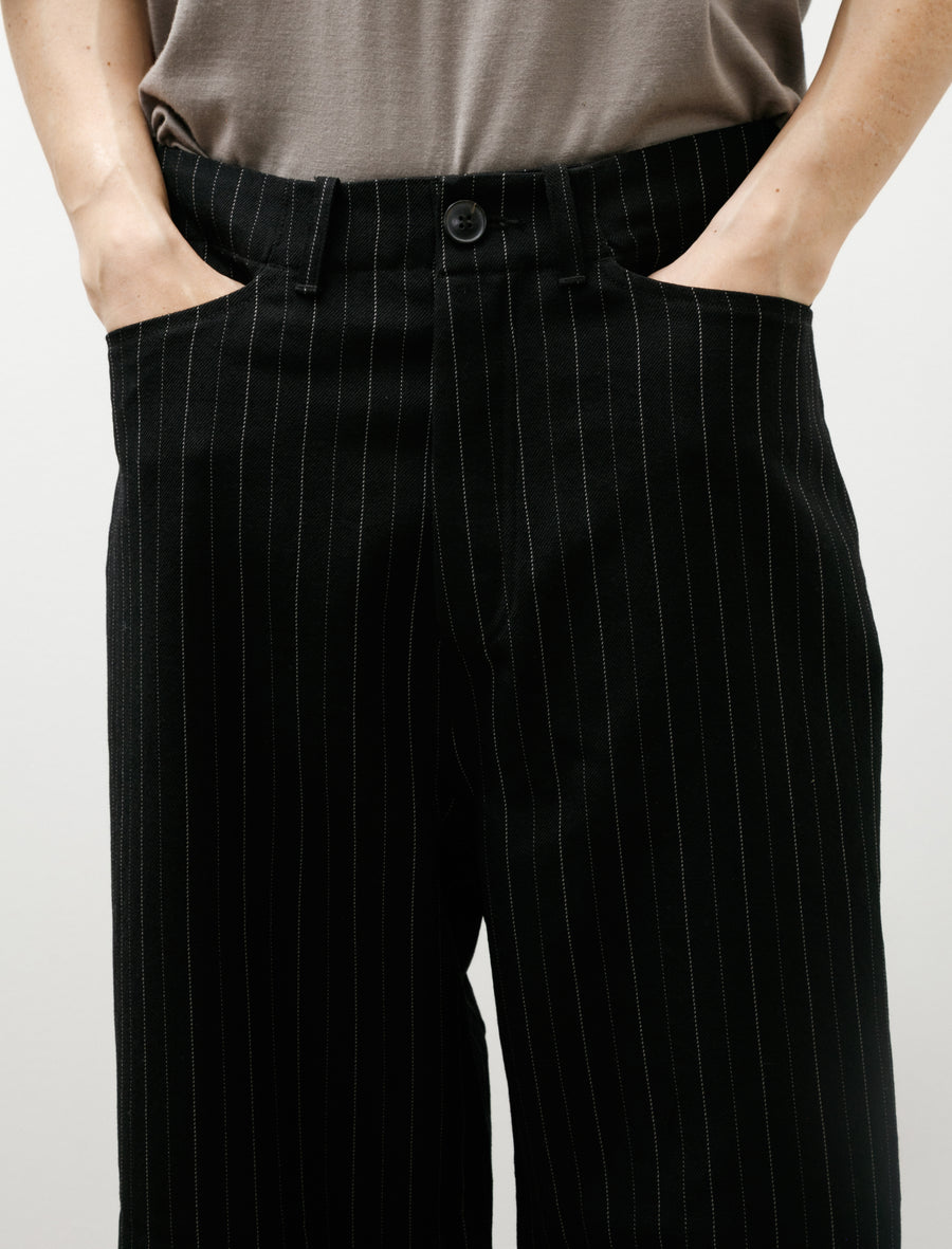 Five Pockets Black Pinstripe - Image 4