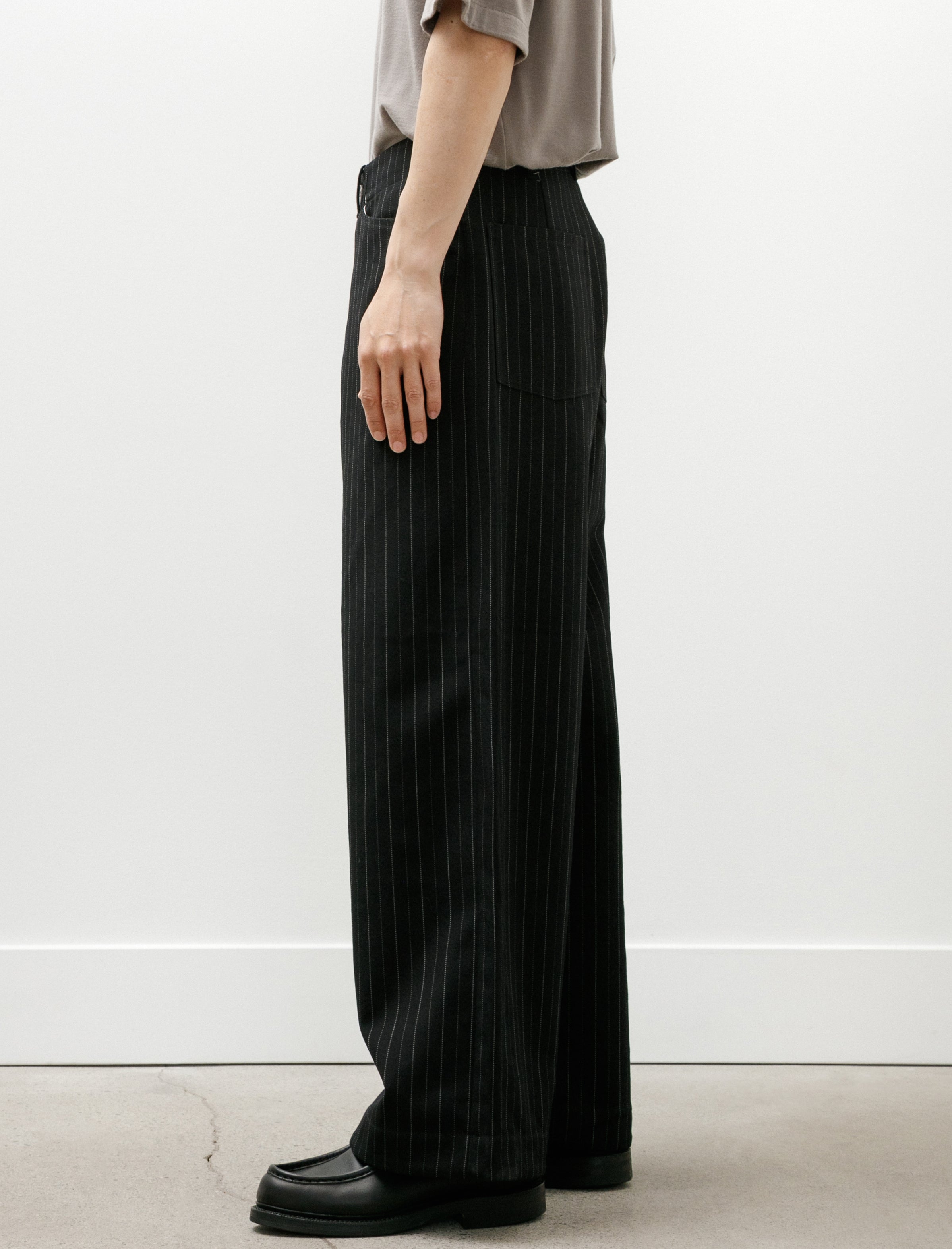 Unkruid Five Pockets Black Pinstripe