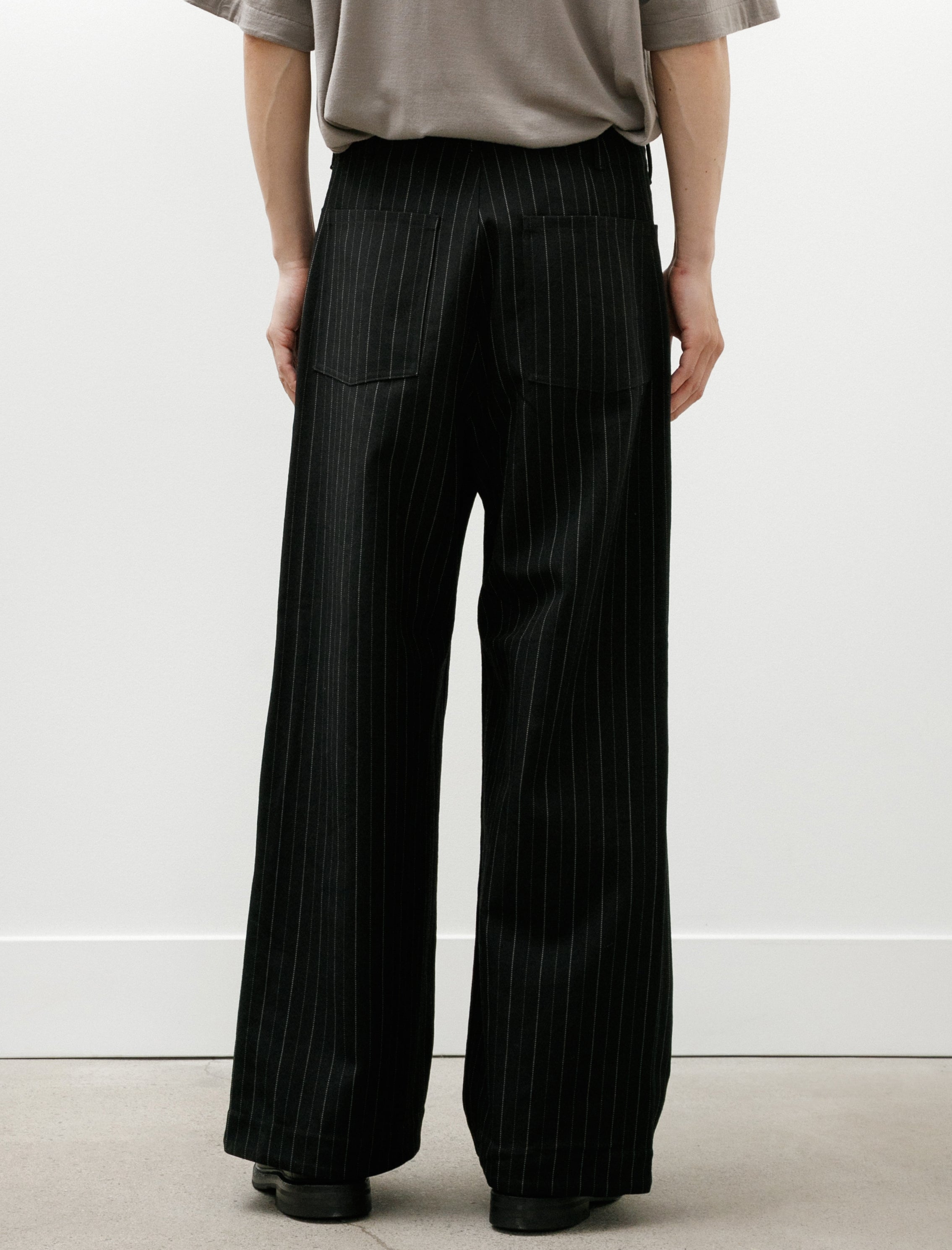 Unkruid Five Pockets Black Pinstripe