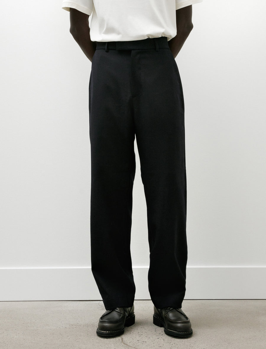 Fox P Lined Trousers Wool Gabardine Midnight - Image 4