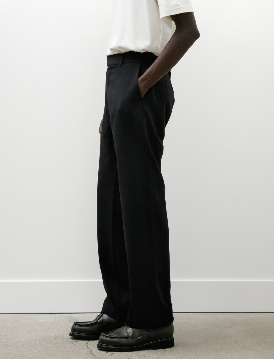 Fox P Lined Trousers Wool Gabardine Midnight - Image 6